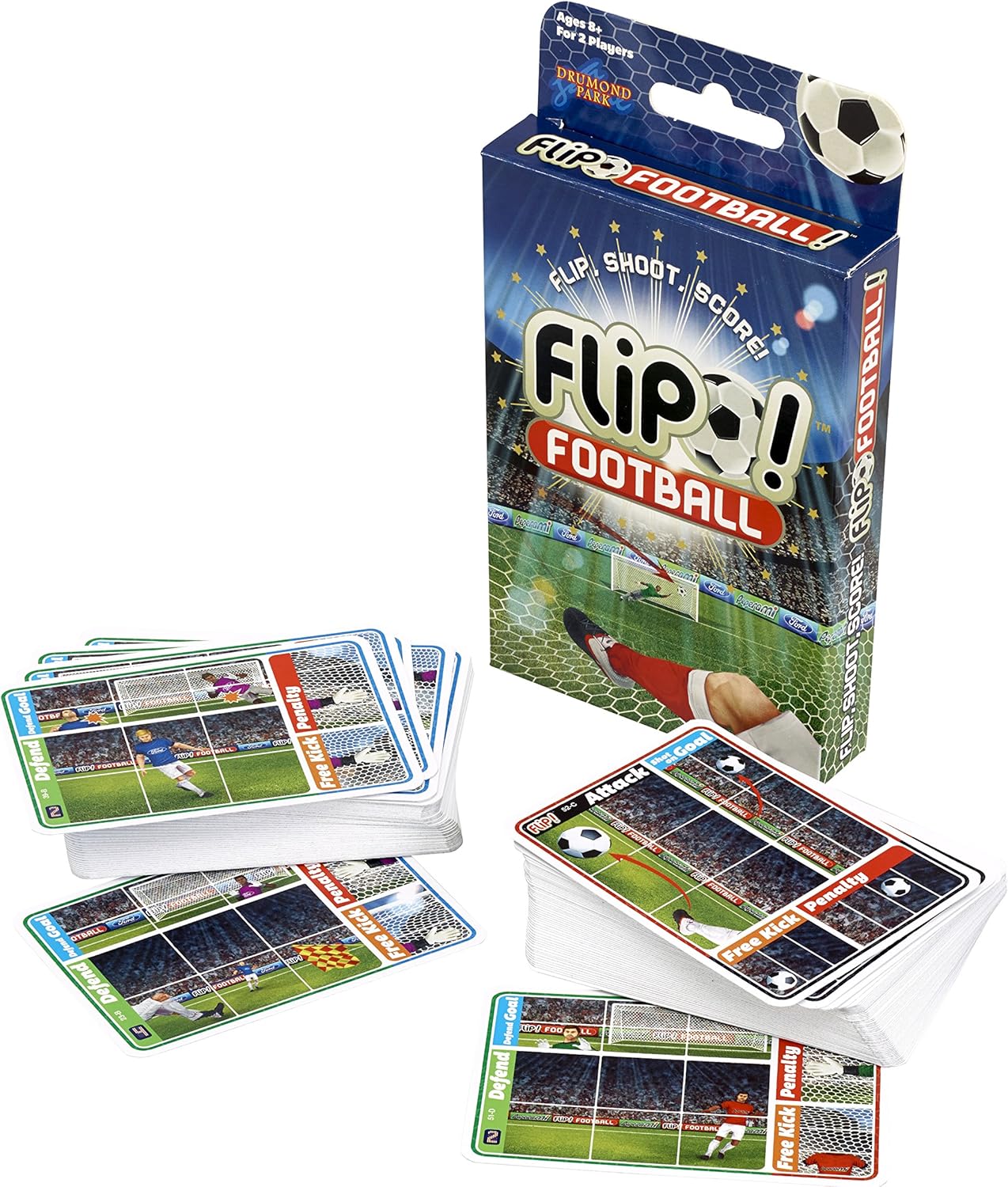 Drumond Park Flip Football Card Game for Kids & Adults 8+ 3