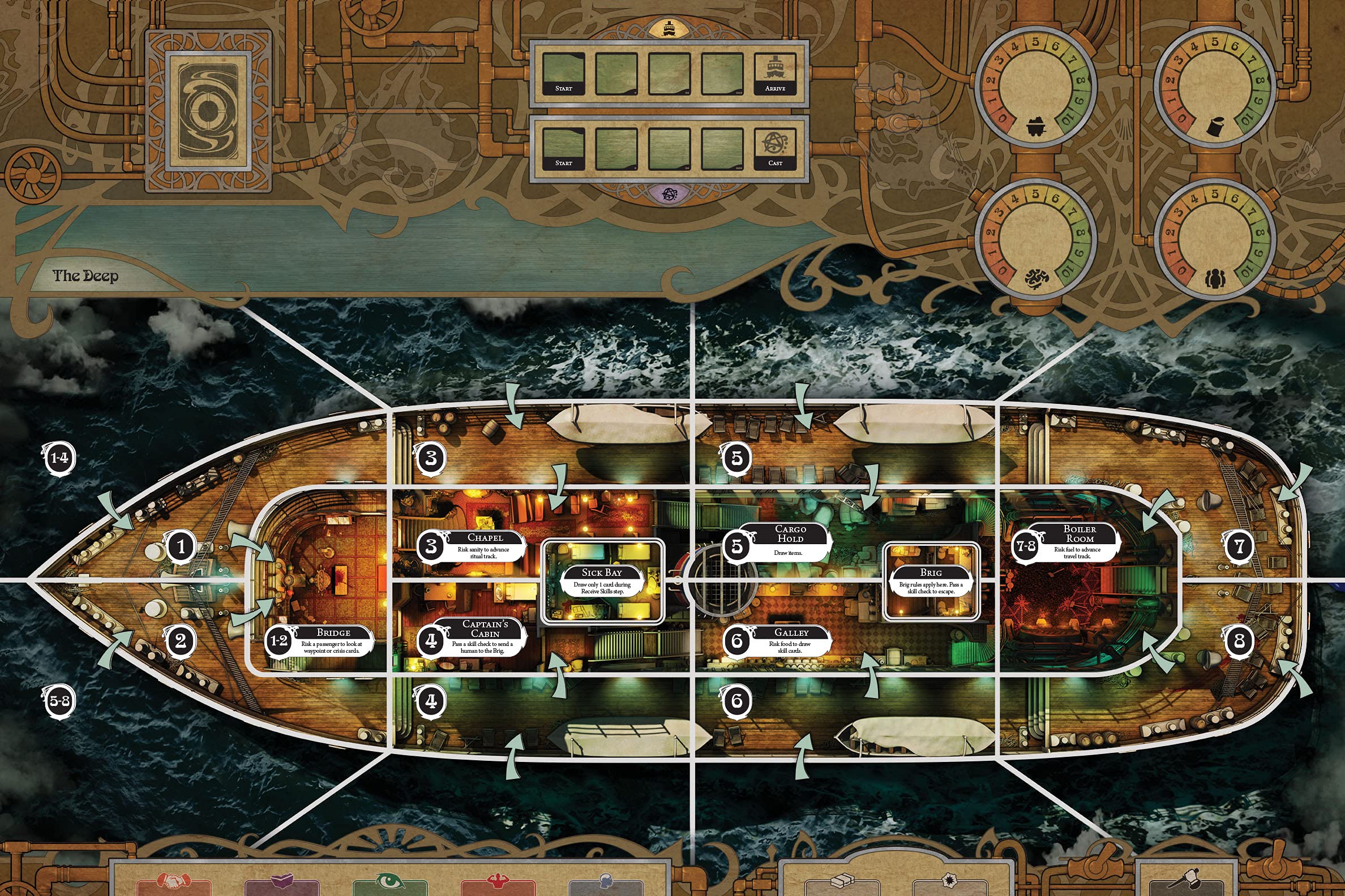 Fantasy Flight Games Unfathomable Board Game | Ages 14+ | 3-6 Players | 120-240 Min