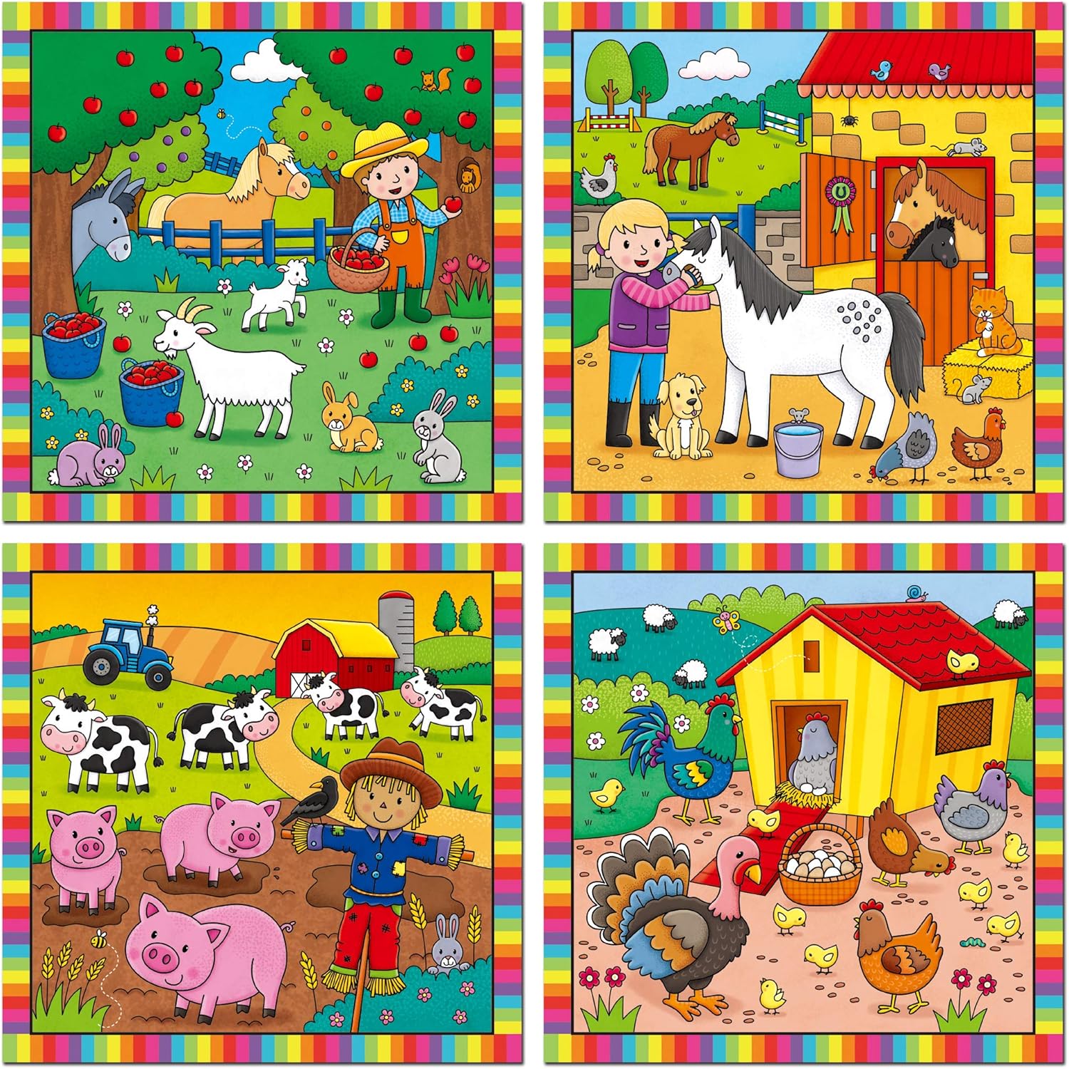 Galt Toys First Water Magic - Baby Farm Animals Reusable Water Colouring Book for Toddlers 18M+ 8