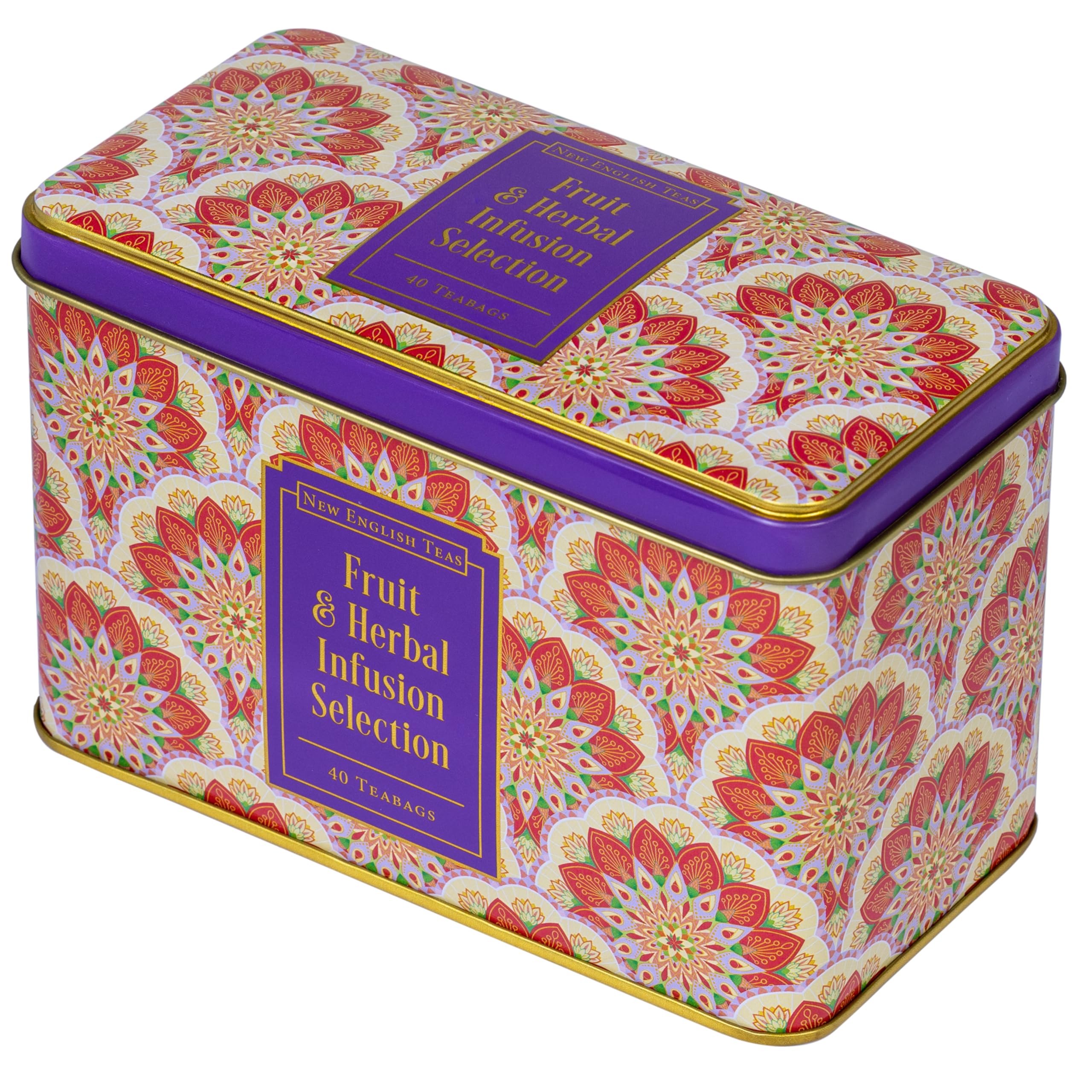 New English Teas - Fruit & Herbal Tea Caddy with 40 Infusion Teabags 5