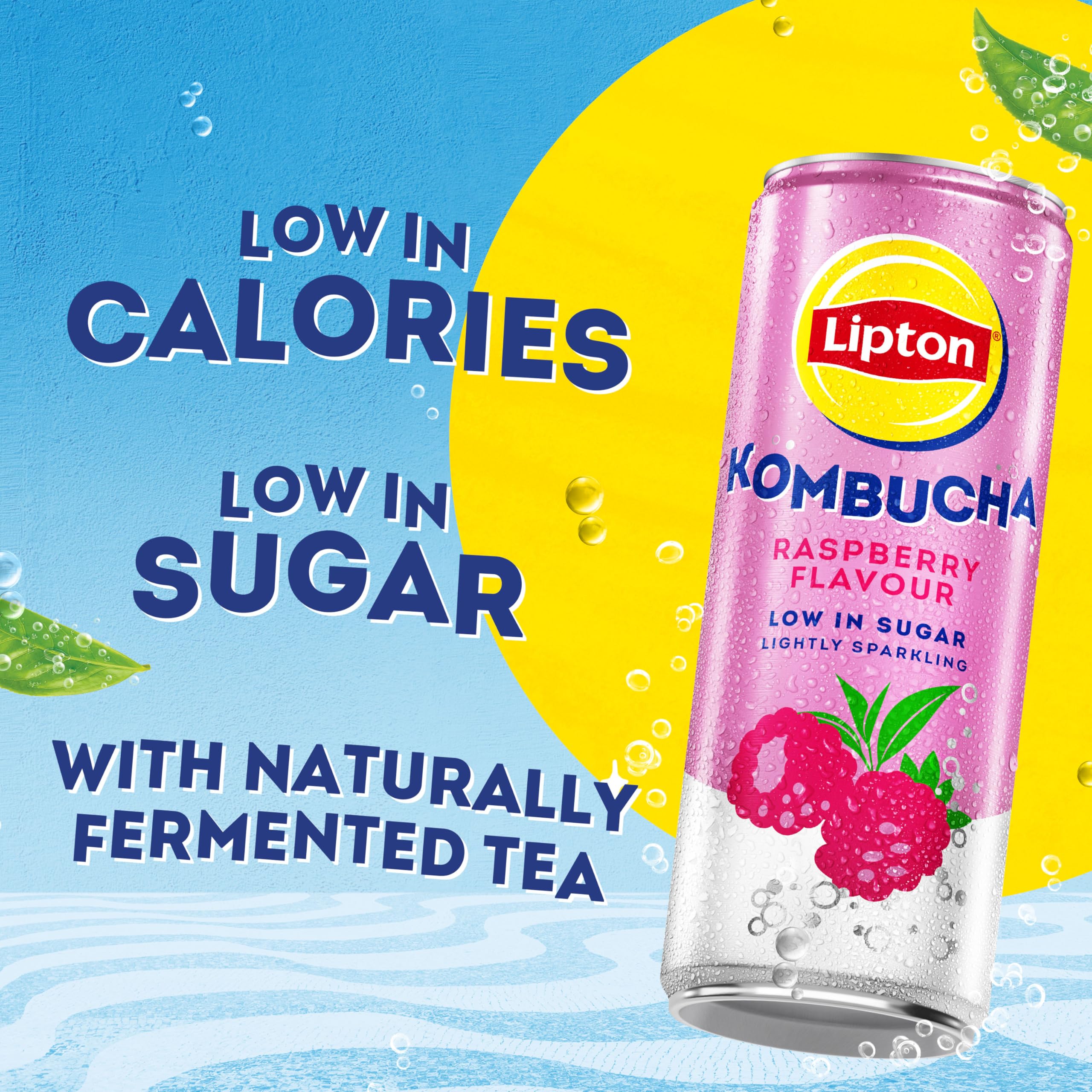 Lipton Kombucha Raspberry Flavour, 250ml (Pack of 4) 6