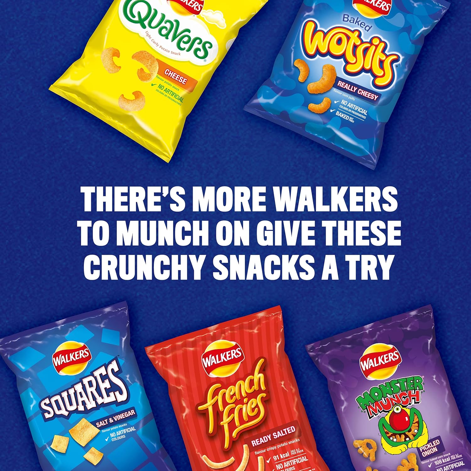 Walkers Wotsits Really Cheesy Corn Puffs Multipack 12x16.5g 6