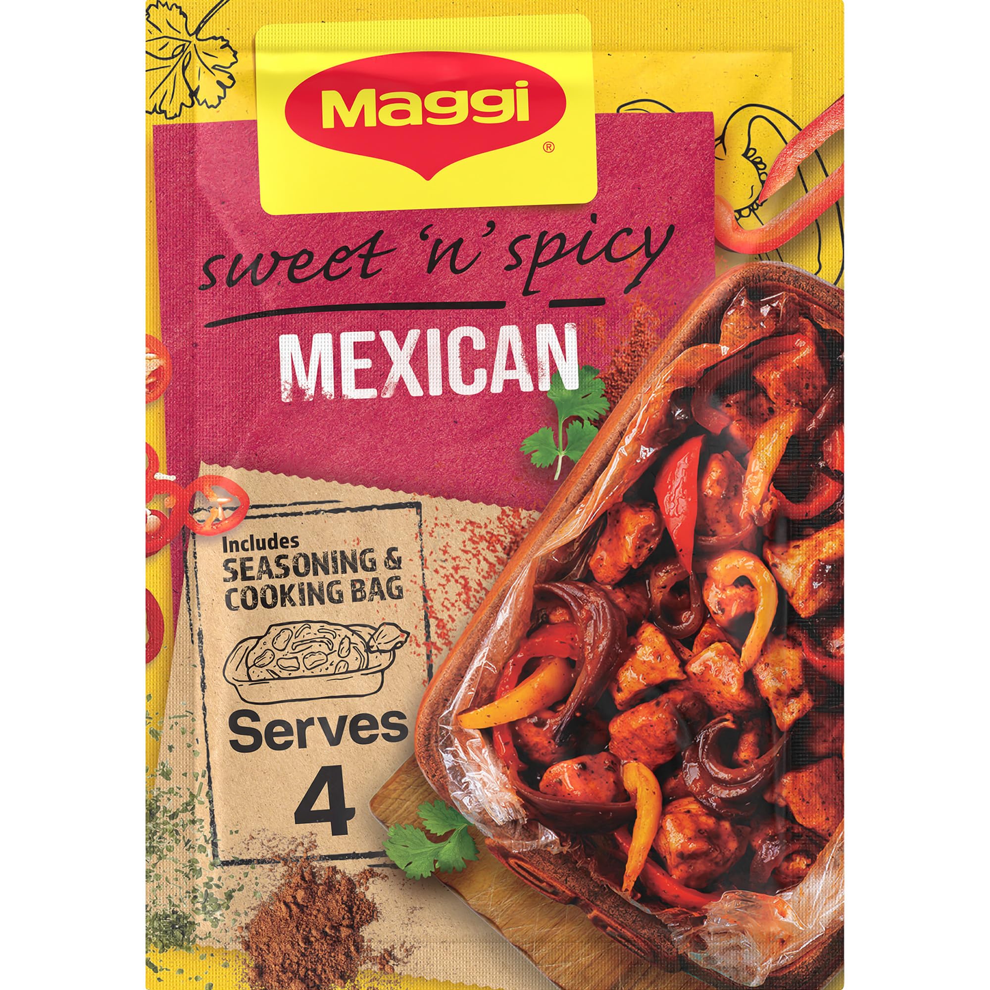 MAGGI - So Juicy Mexican Chicken Recipe Mix (38g Sachet)