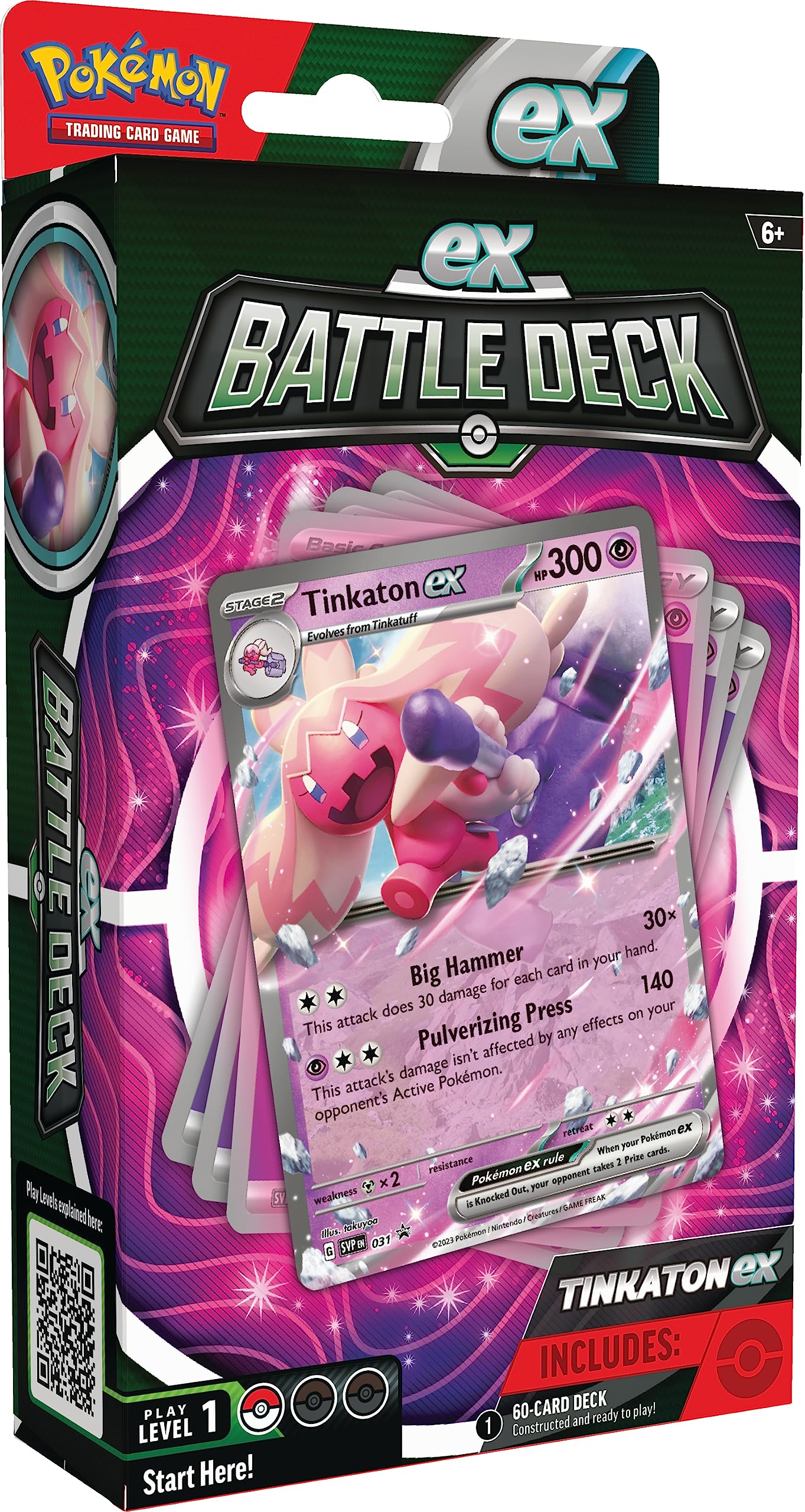 Pokémon TCG: Tinkaton ex Battle Deck (60-Card Ready-to-Play Deck)