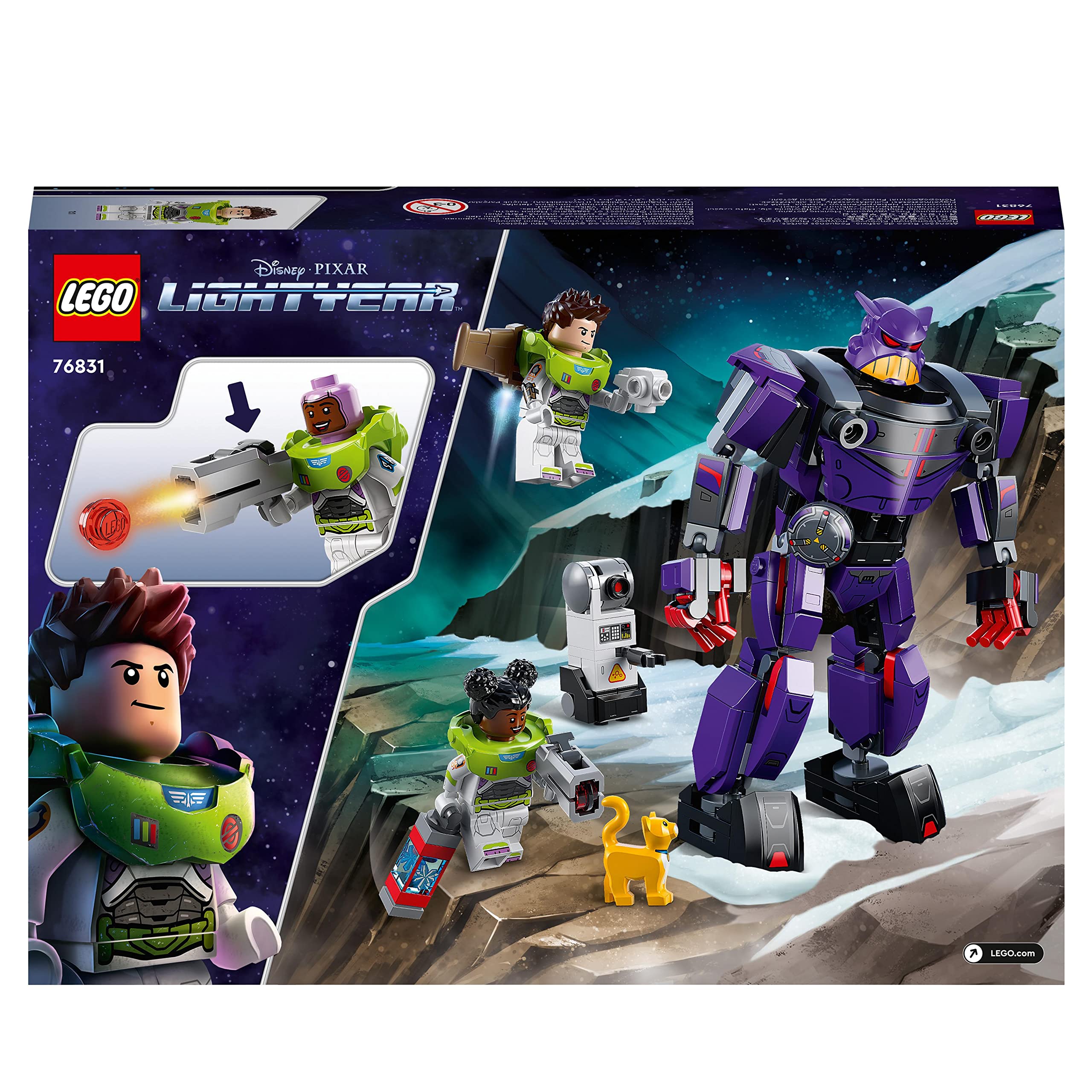 LEGO 76831 Disney and Pixar’s Lightyear Zurg Battle Buildable Robot Toy - 261-Piece Set for Ages 7+ 10