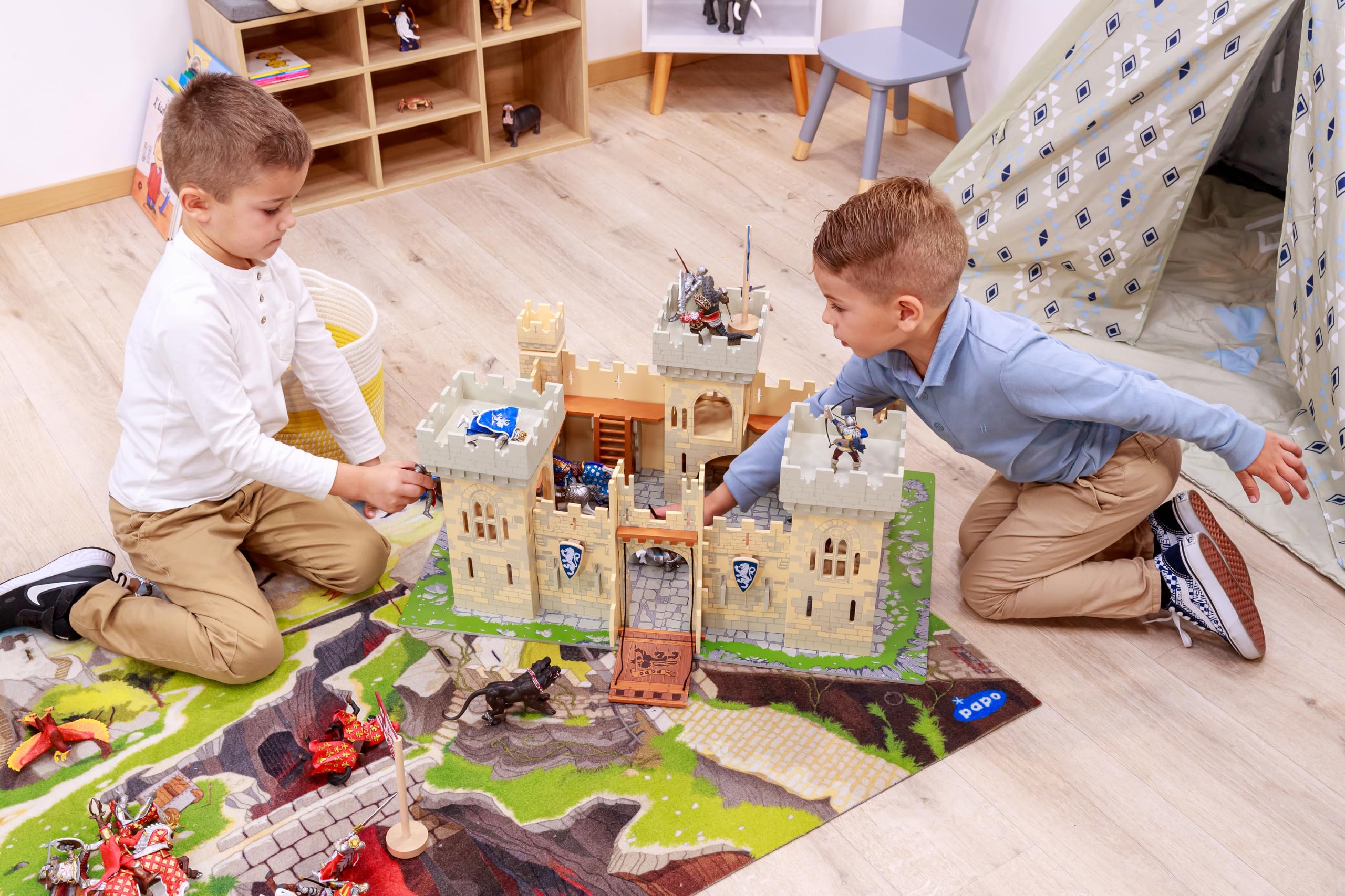 Papo 39095 Gold Dragon with Flame - Enchanted World Fantasy Figure for Kids 3+ 8