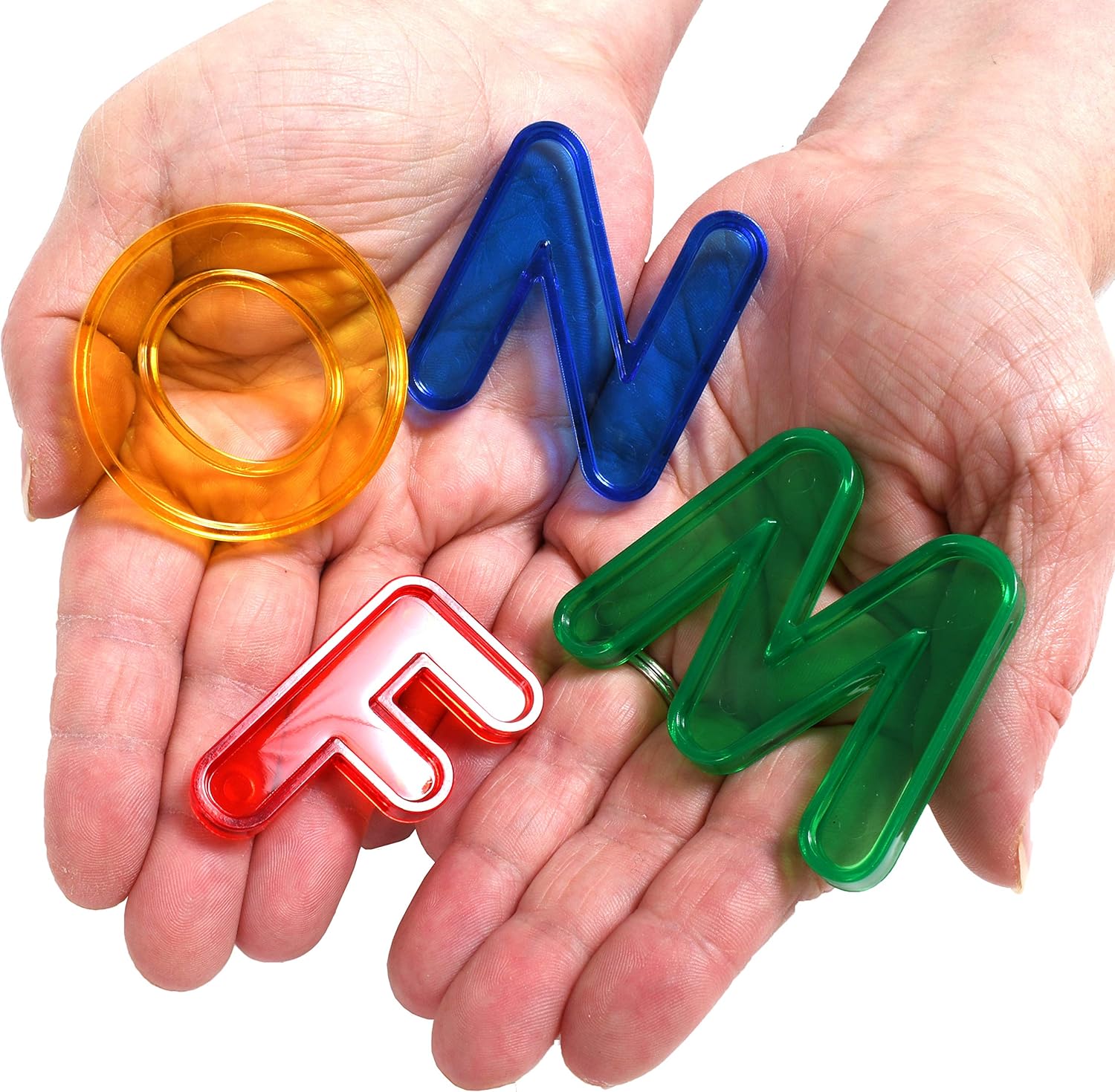 edxeducation Transparent Letters and Numbers - Mini Jar with Lid and Handle 11