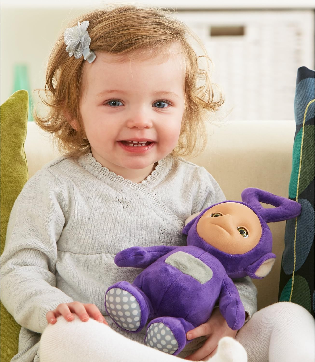 Teletubbies Talking Tinky Winky Soft Toy - Plush Interactive Figure for Toddlers 5