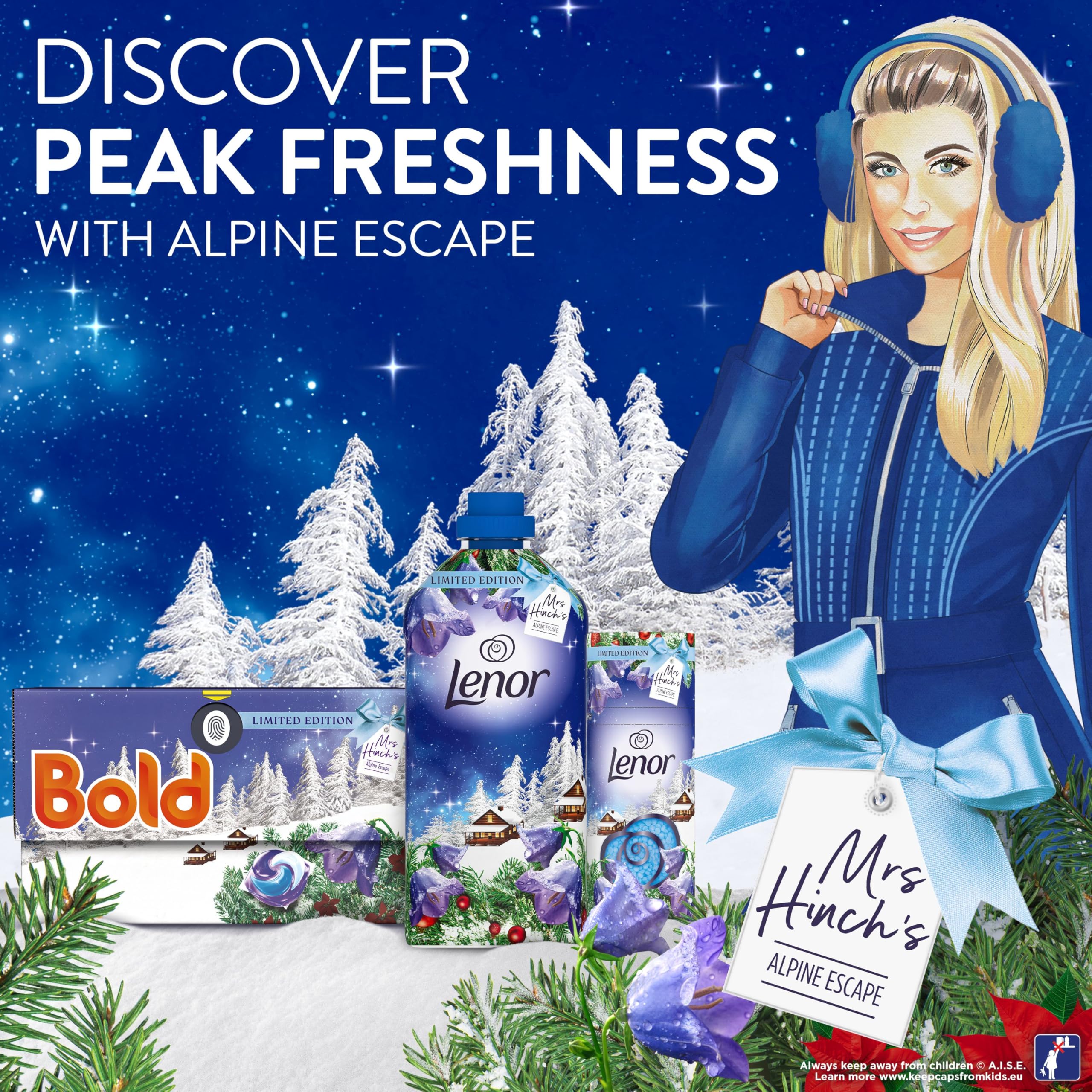 Lenor - Scent Boosters In-Wash Beads (495g) Bluebells & Wild Berries 3