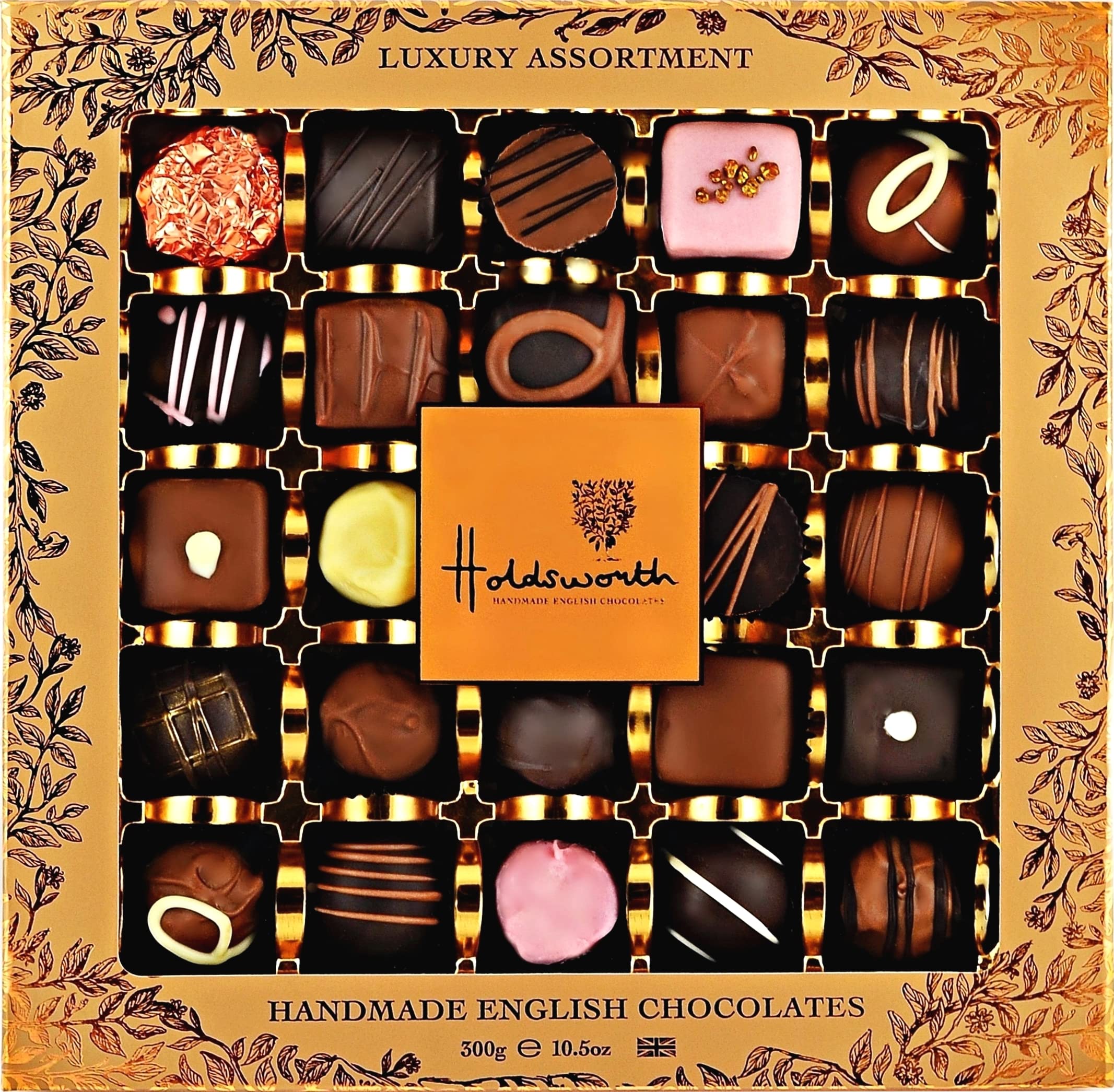 Holdsworth Chocolates Luxury Classic - Handmade Truffles & Assorted Chocolates - 300g Gift Box