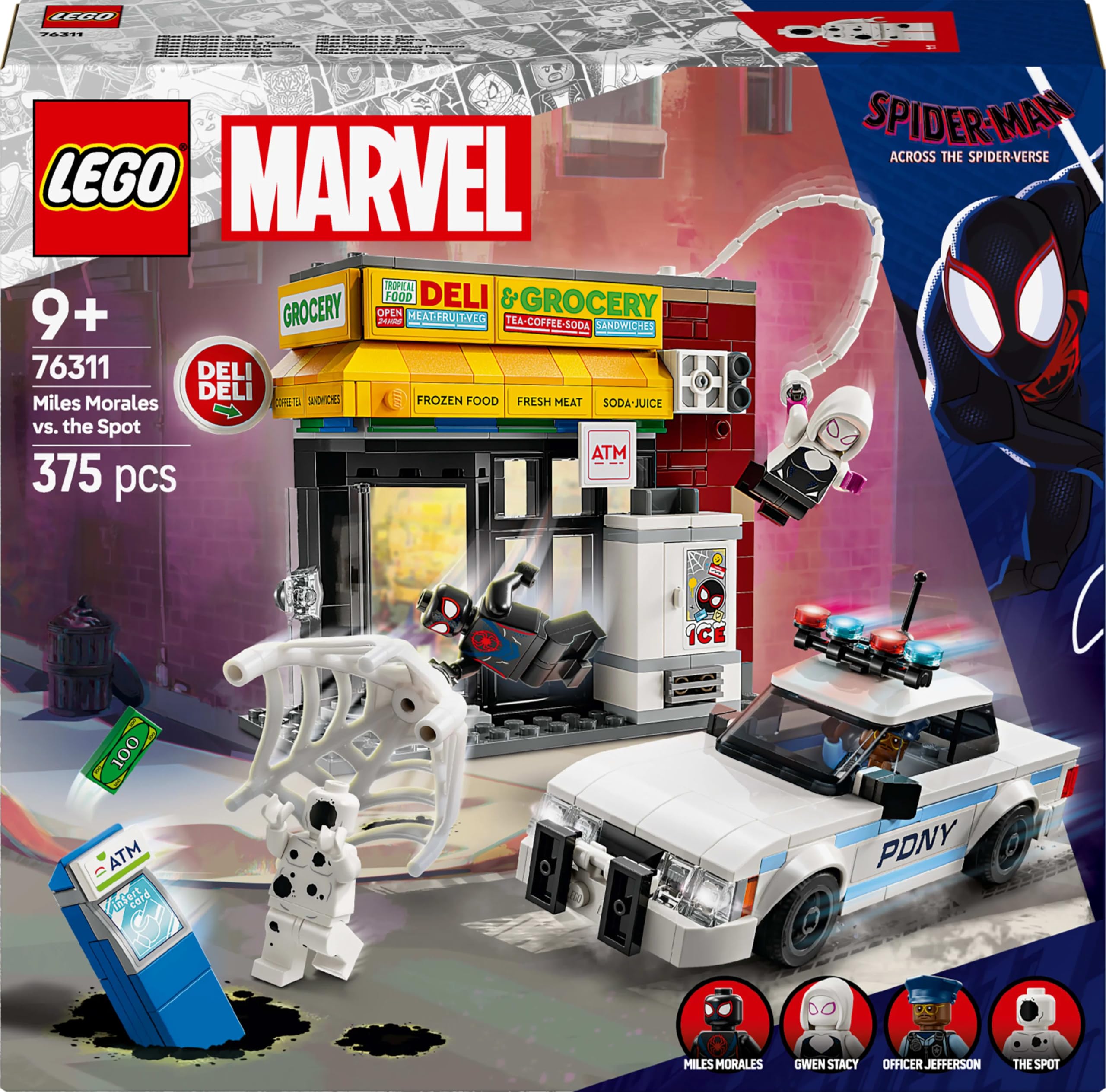 LEGO Marvel Spider-Verse: Miles Morales vs. The Spot - Super Heroes Playset for Ages 9+ 12