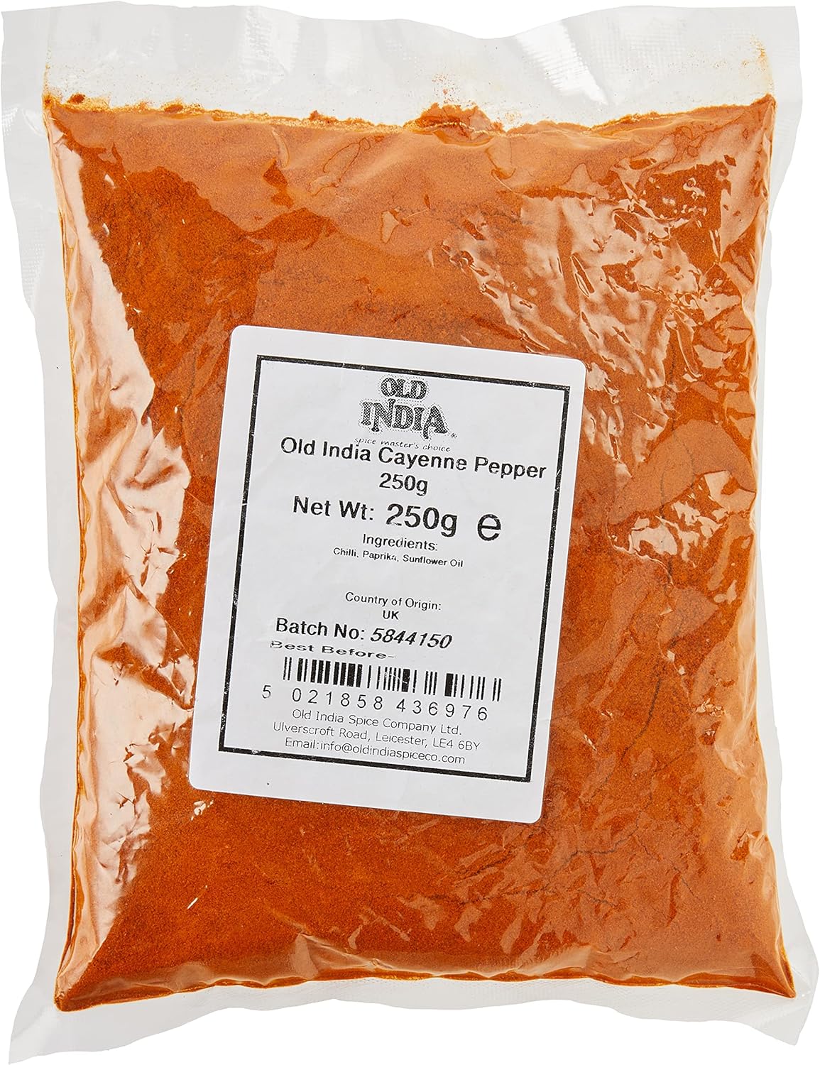 Old India Cayenne Pepper 250g - Pure Spices & Seasonings