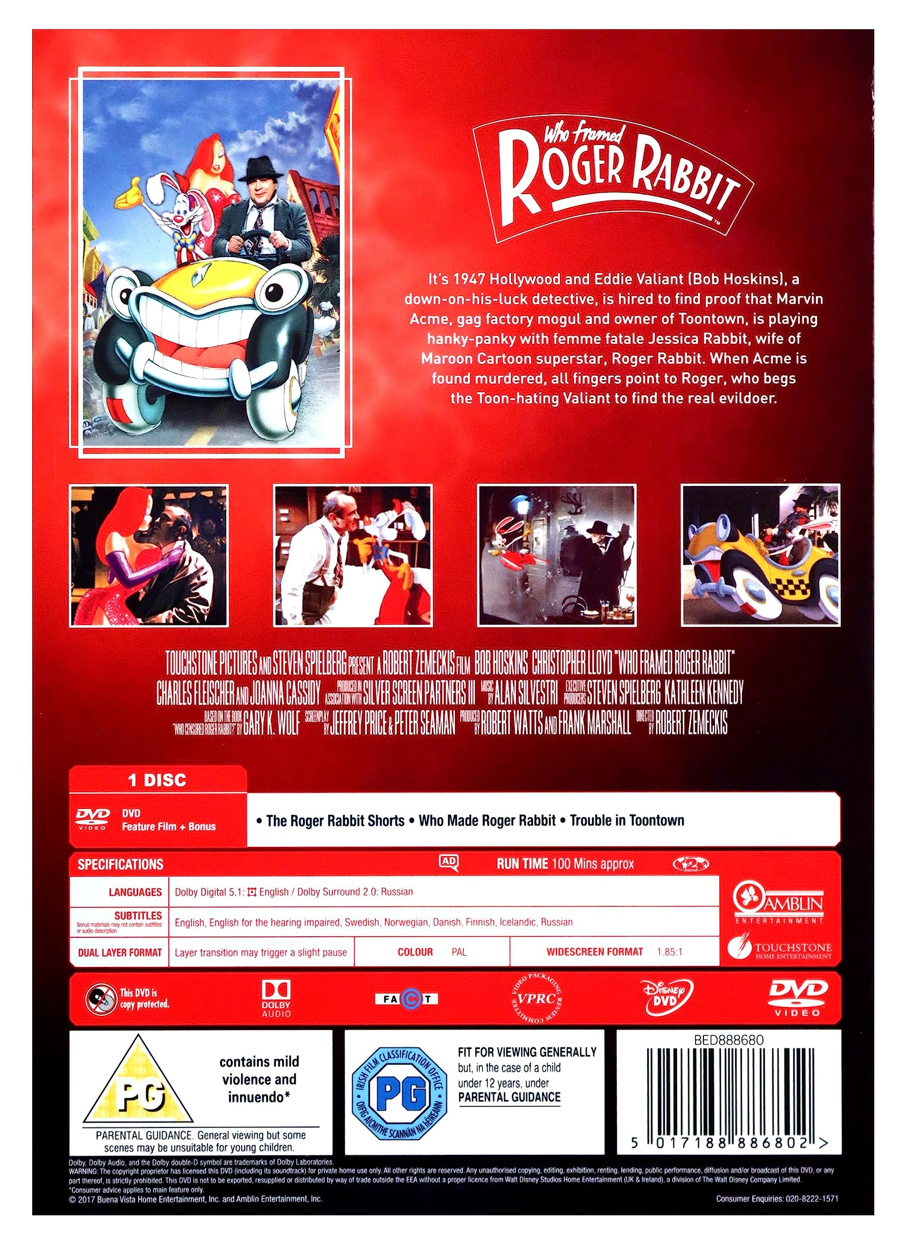 Who Framed Roger Rabbit (1988) - DVD 5