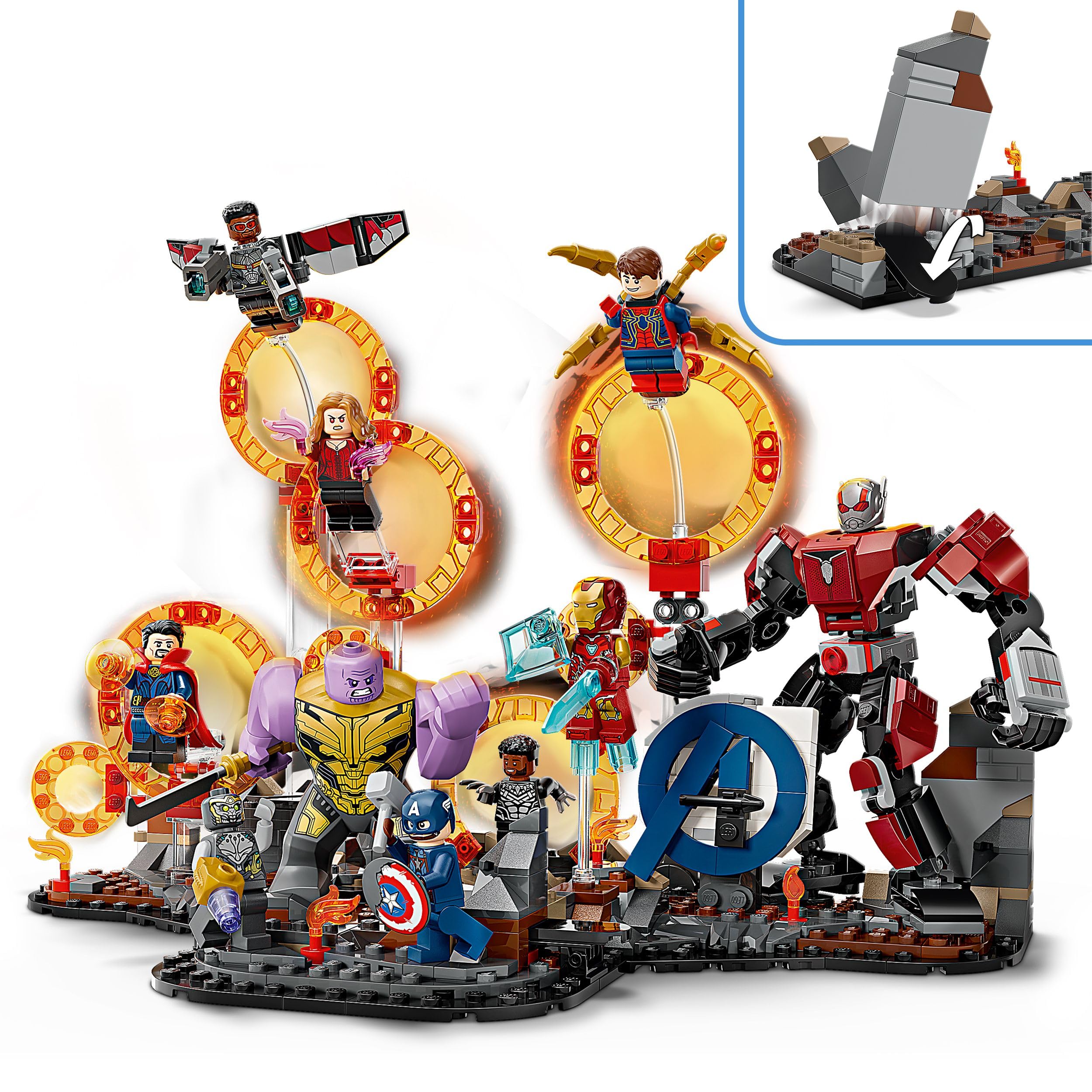 LEGO Marvel Avengers: Endgame Final Battle Building Toy with Thanos Figure - 621 Pieces 6