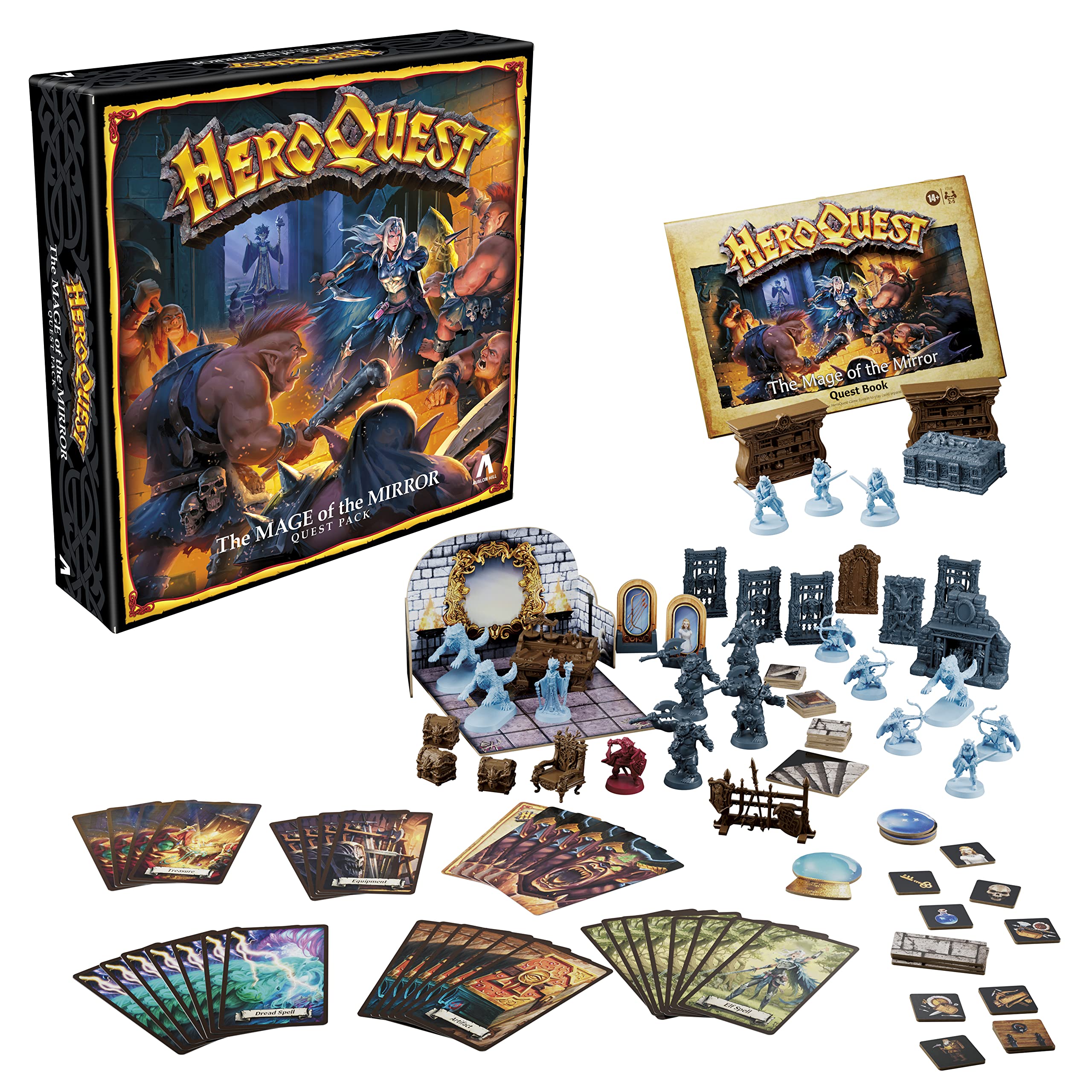 Avalon Hill HeroQuest The Mage of the Mirror Quest Pack Expansion 4