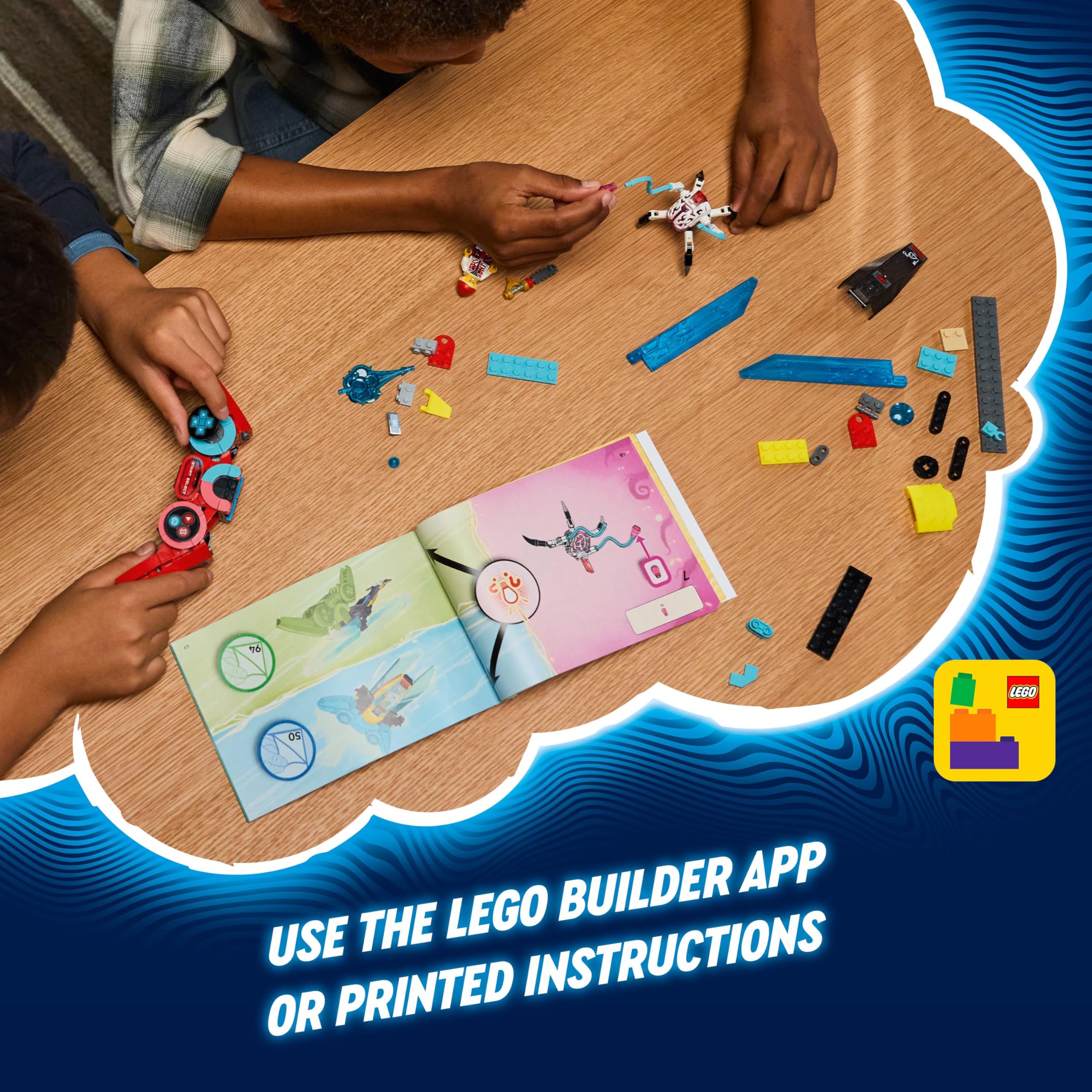 LEGO DREAMZzz 2in1 Cooper’s Gaming Controller Jet to Helicopter Set - 266-Piece Building Toy for Kids 7+ 7