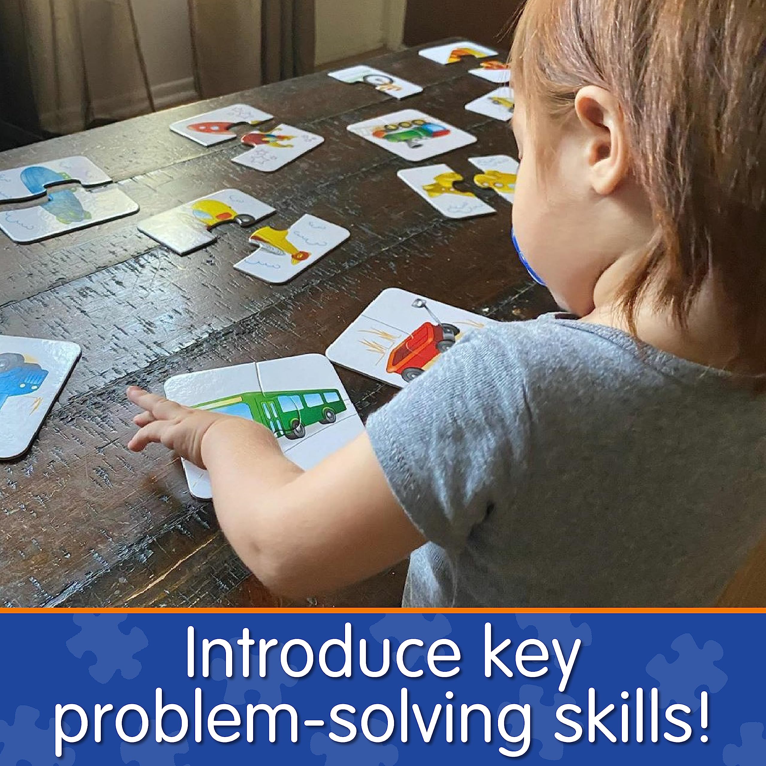 My First Match It! Things That Go Puzzle Set - Educational Vehicle Puzzles for Toddlers 2-5 Years 8