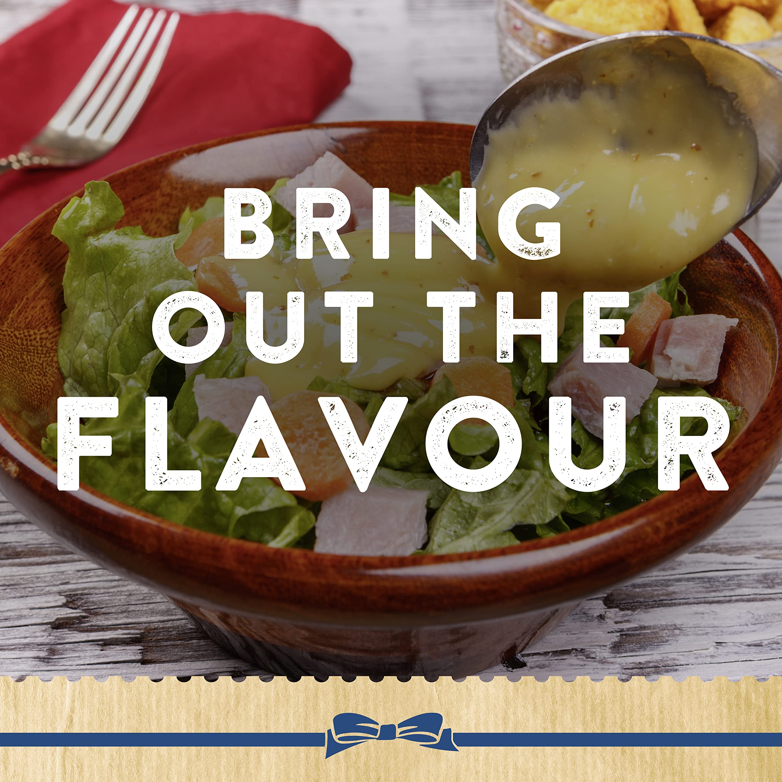 Hellmann's Real Honey & Mustard Salad Dressing & Dip - 450g Creamy Condiment 7