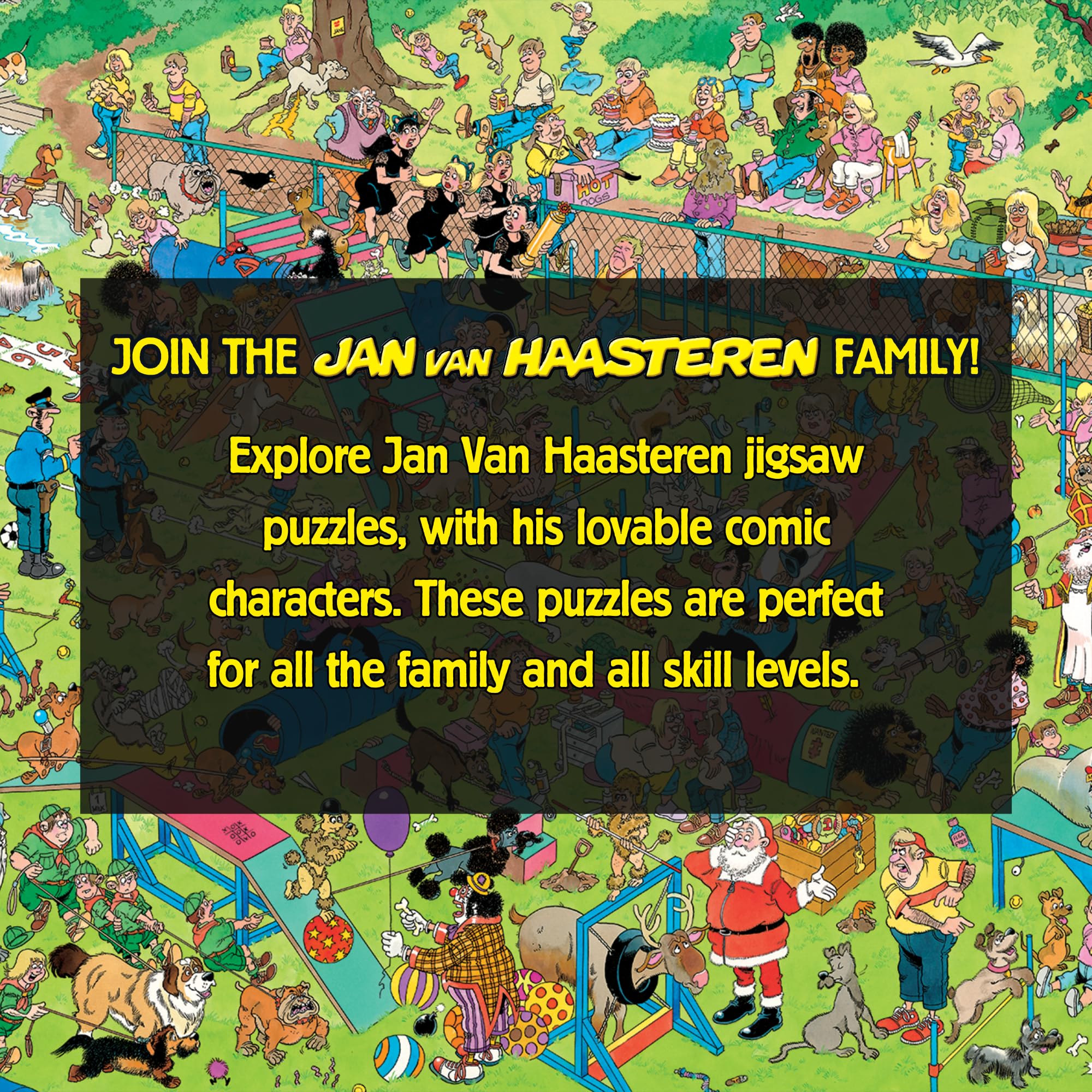 Jan van Haasteren Dog Parkour - 1000 Piece Adult Jigsaw Puzzle | 68 x 49 cm 2