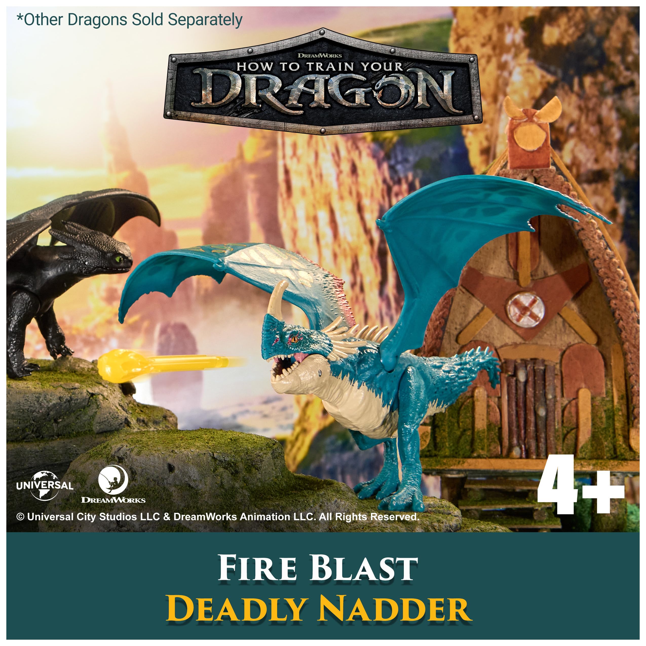 Dreamworks Dragons, How to Train Your Dragon, Battle Dragons, Fire Blast De 9