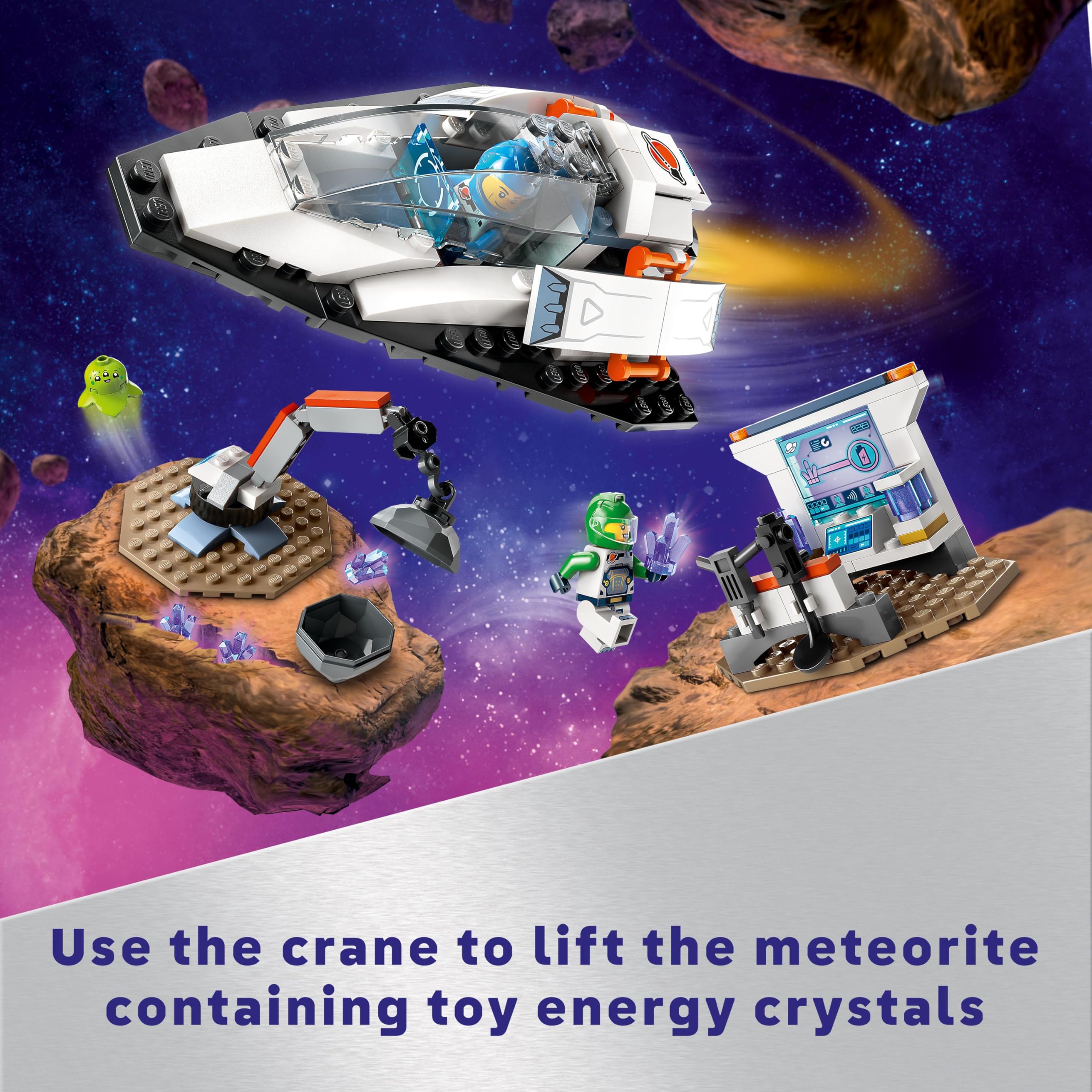 LEGO City Spaceship and Asteroid Discovery Playset - Building Toy for Ages 4+ 9