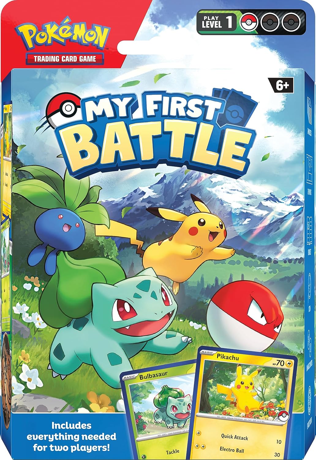 Pokémon TCG: My First Battle—Pikachu and Bulbasaur (2 ready-to-play mini decks & 7