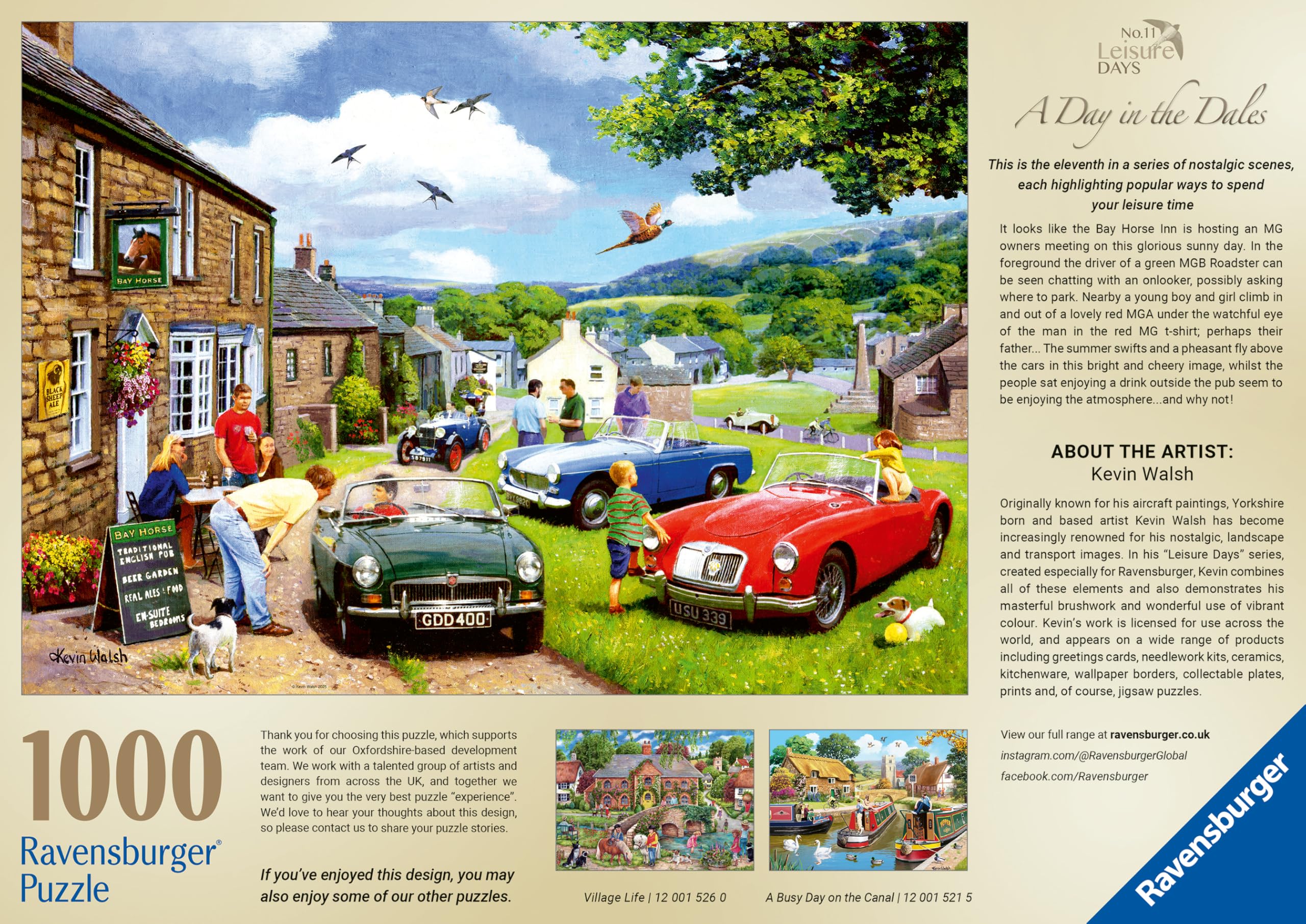 Ravensburger A Day in the Dales 1000 Piece Jigsaw Puzzle 6