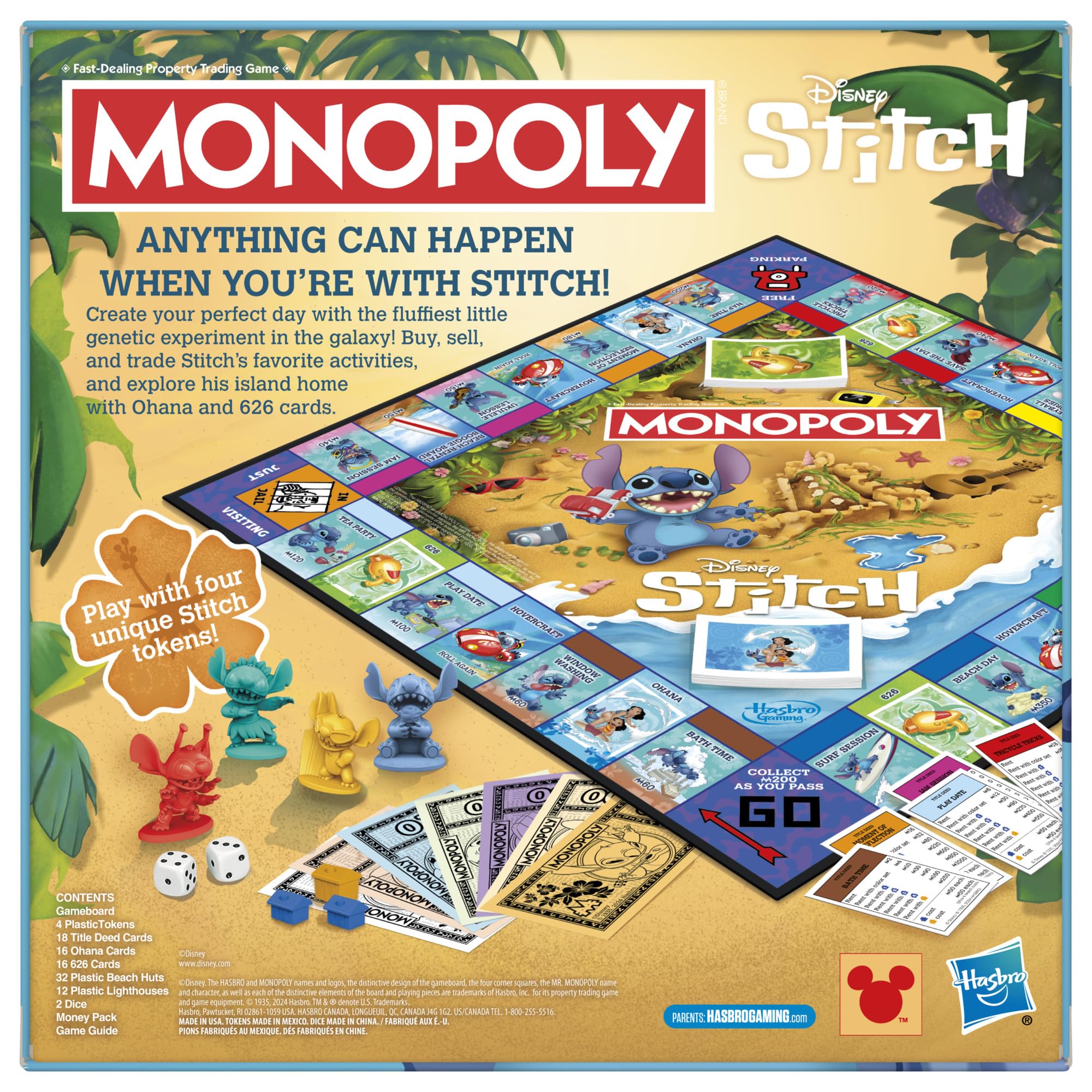 Monopoly Disney Stitch Edition Board Game - English Version 8