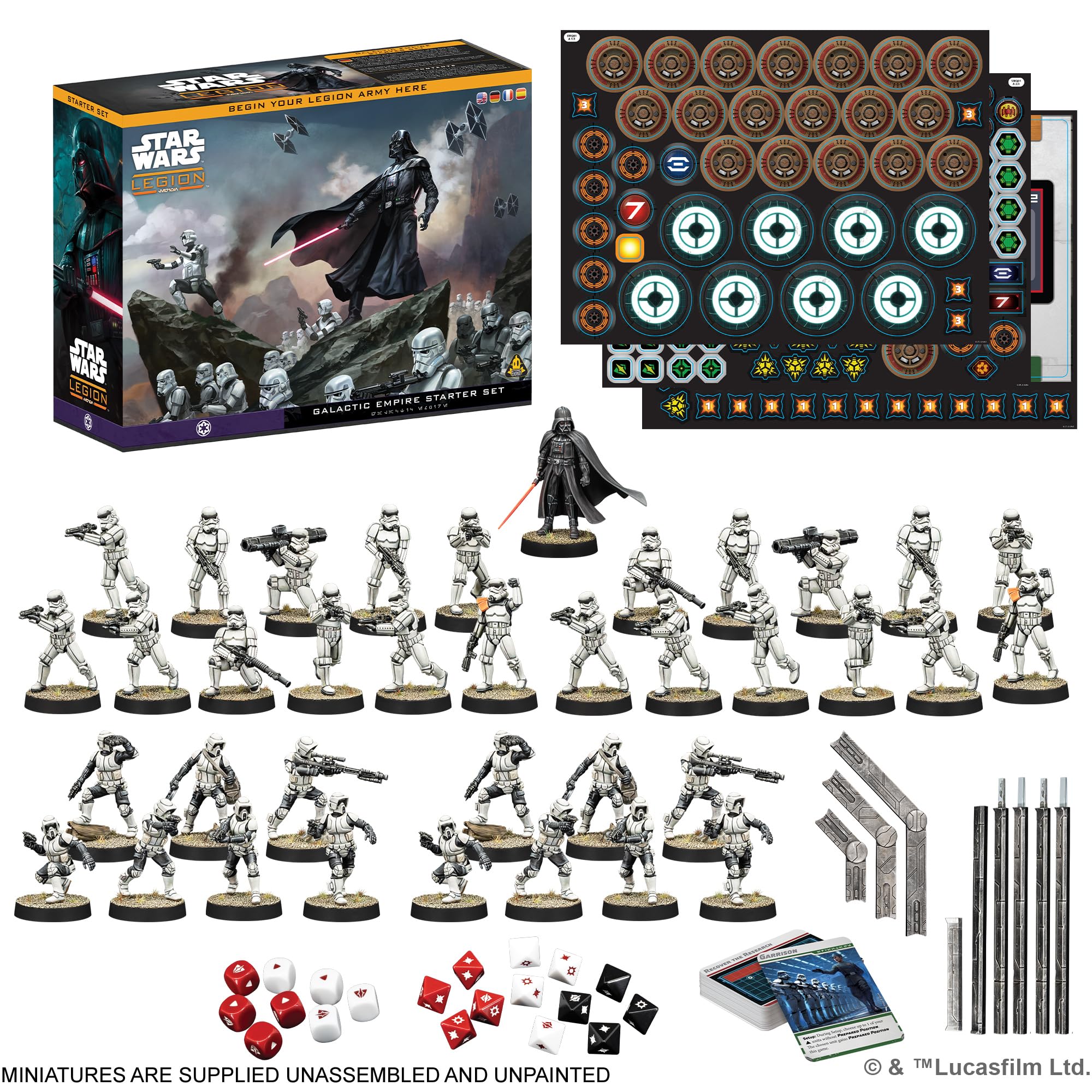 Asmodee Star Wars: Legion Galactic Empire Starter Set Board Game 7