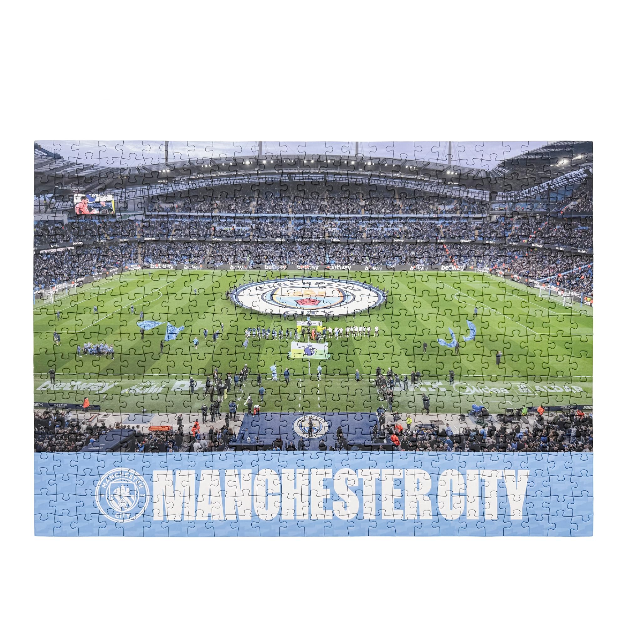 Official Manchester City FC 500-Piece Jigsaw Puzzle - Etihad Stadium Collectible for Kids & Fans