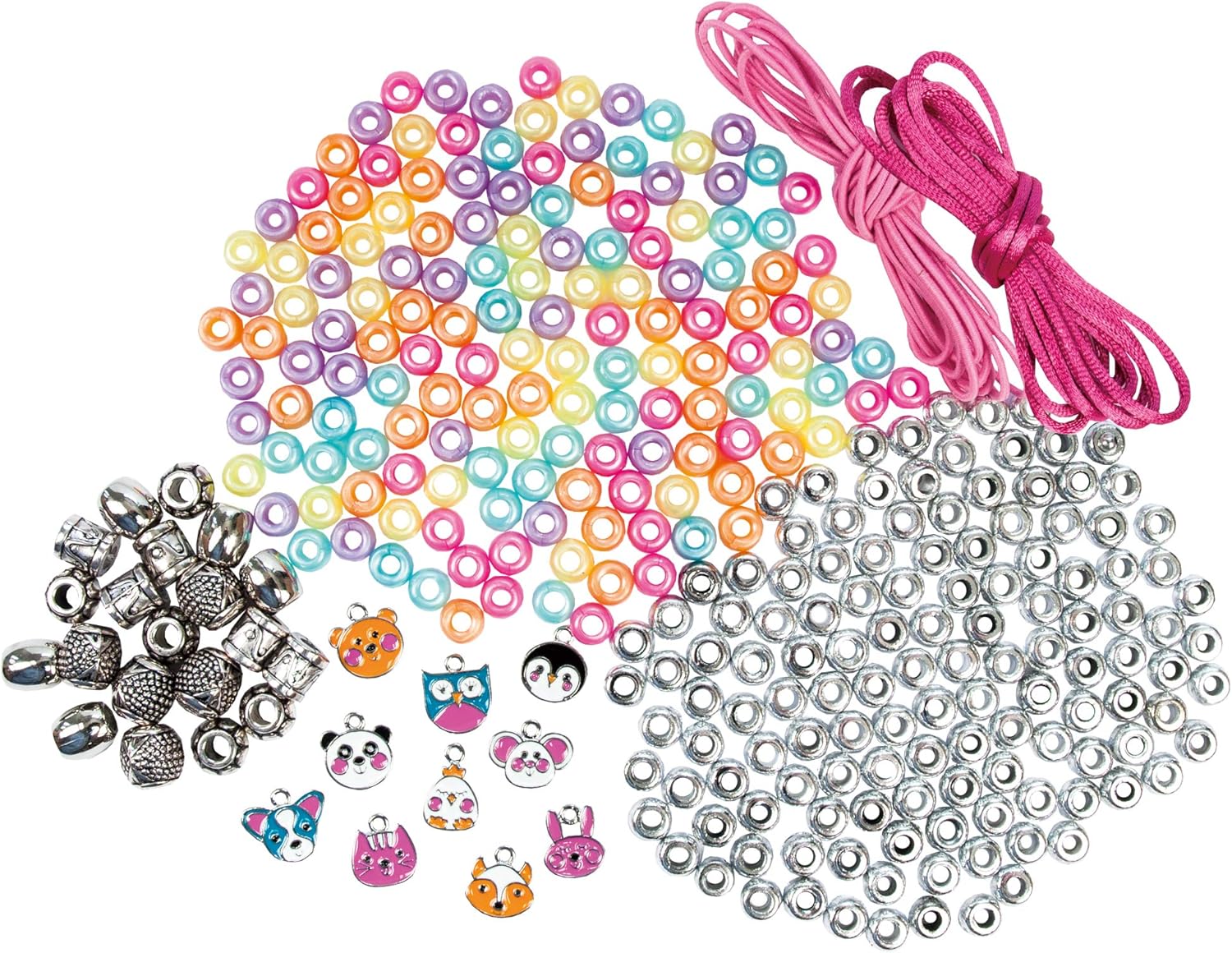 Galt Cute Charms Jewellery Making Kit - Animal Themed Craft Set for Kids Ages 7+ 7