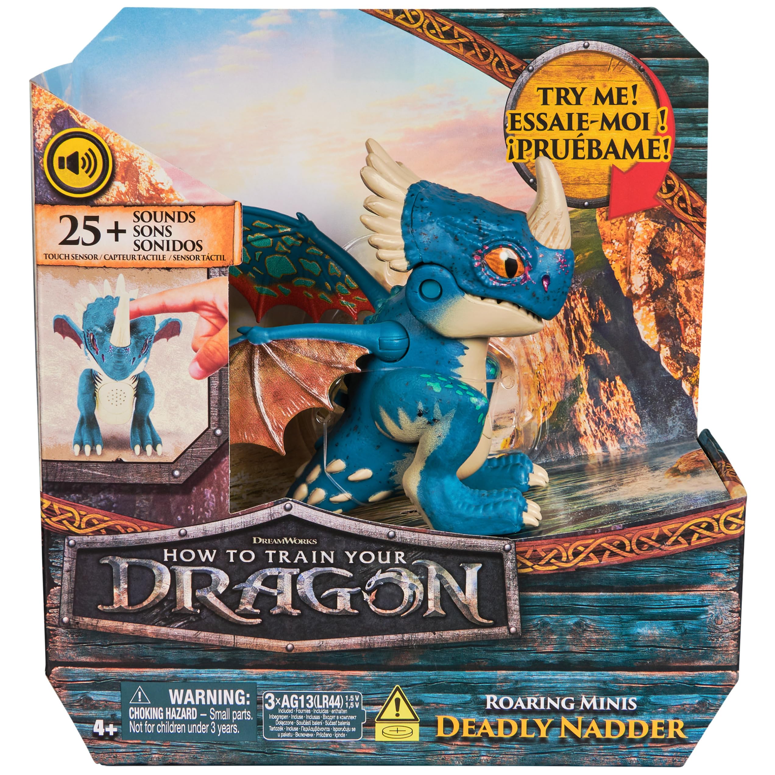 Dreamworks Dragons How to Train Your Dragon Roaring Minis Deadly Nadder Interactive Action Figure - 4+ Years 9