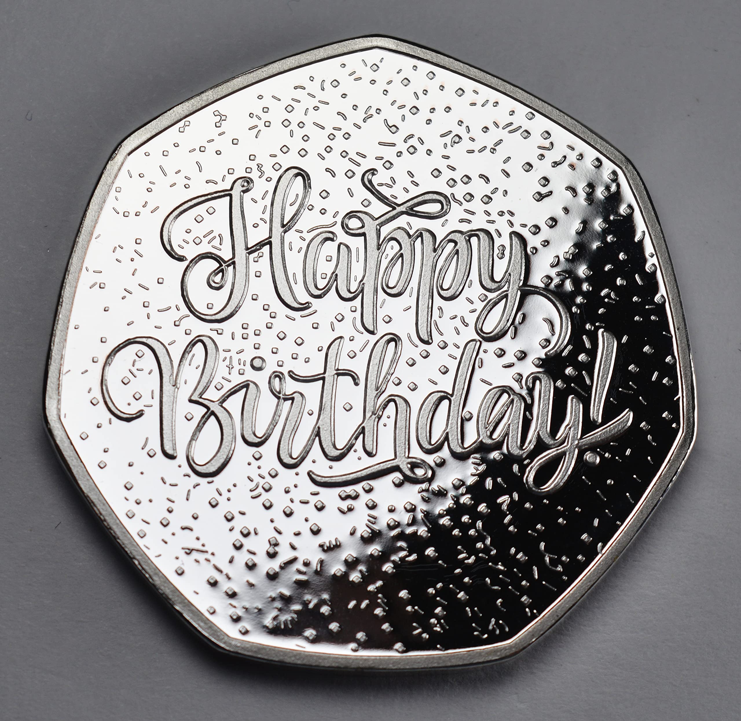 The Commemorative Coin Company 70th Birthday .999 Silver Commemorative Coin 9