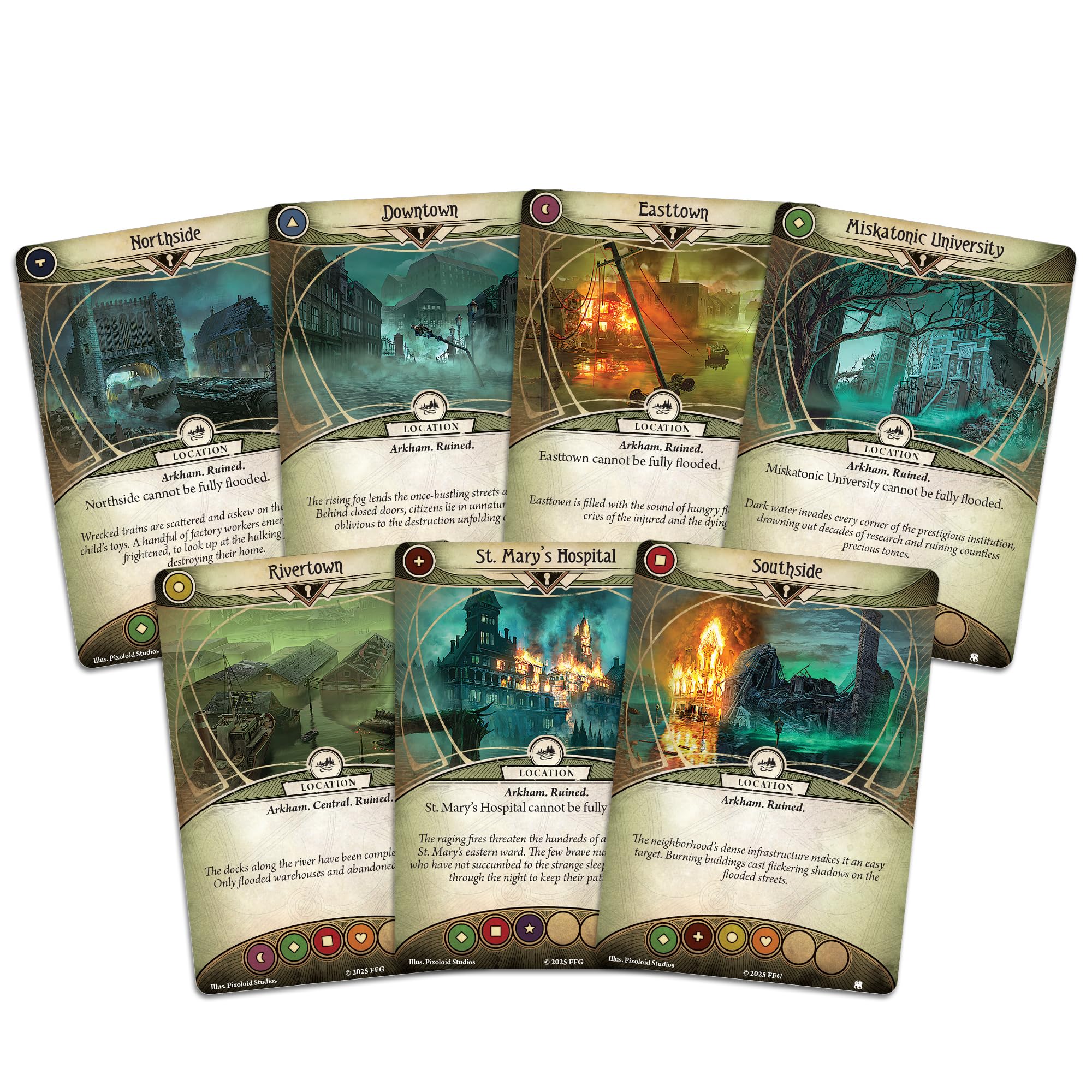 Fantasy Flight Games Arkham Horror: The Drowned City Campaign Expansion (AHC84EN) 3