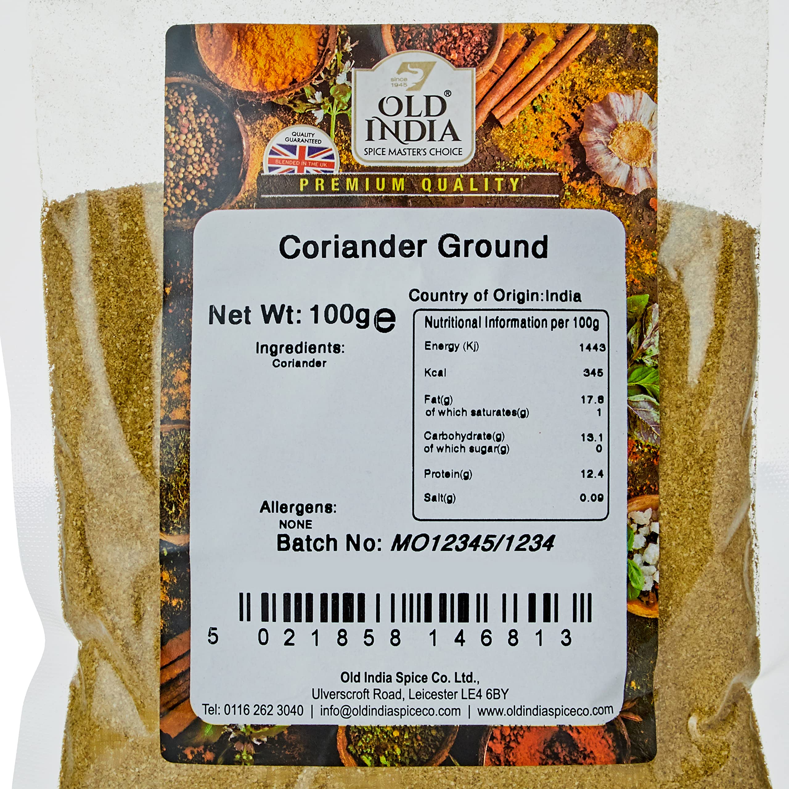 Old India Coriander Ground 100g 3