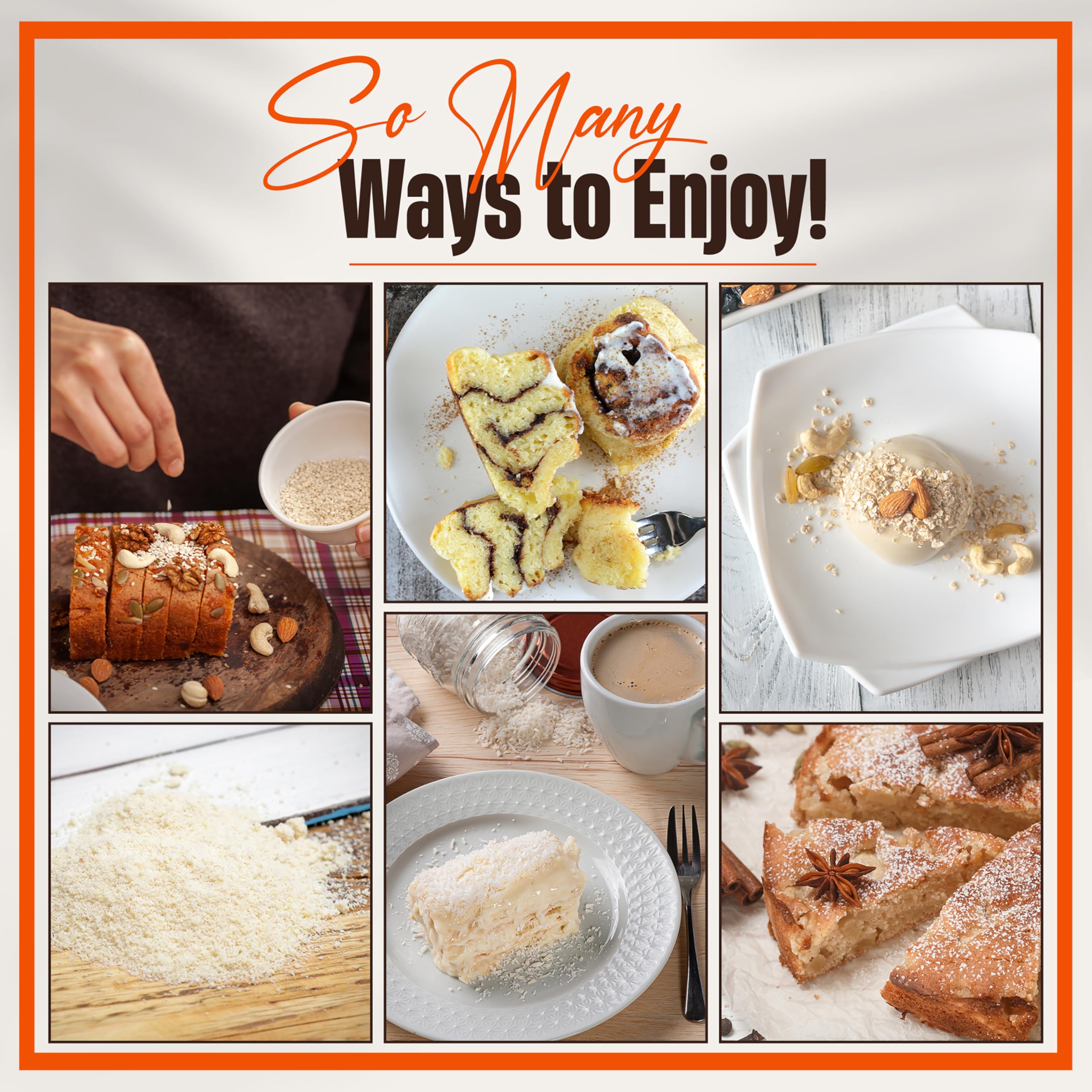 Chandra Whole Foods - Ground Almond Flour 1KG 7