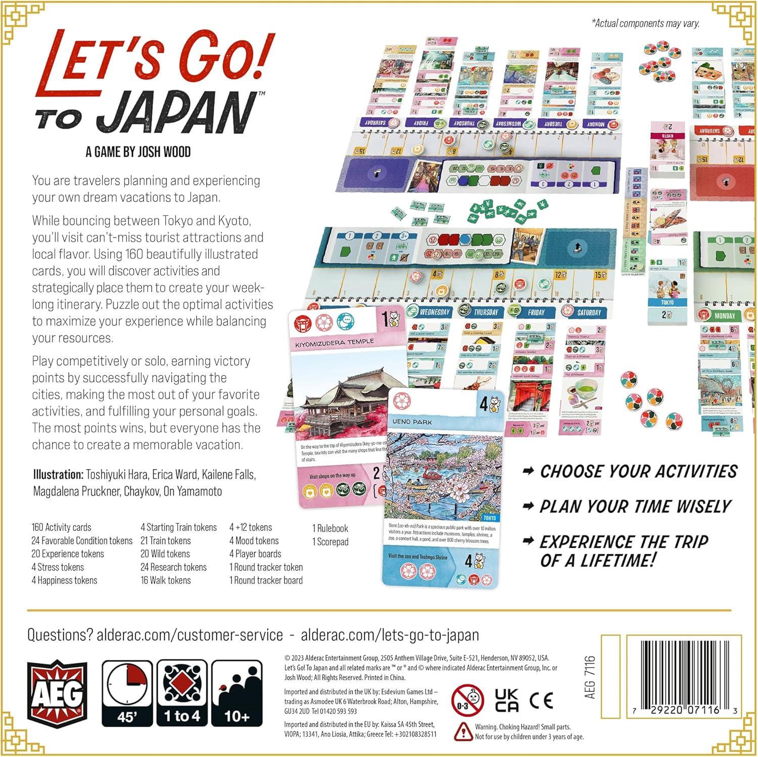 AEG Let's Go! To Japan Family Board Game 6