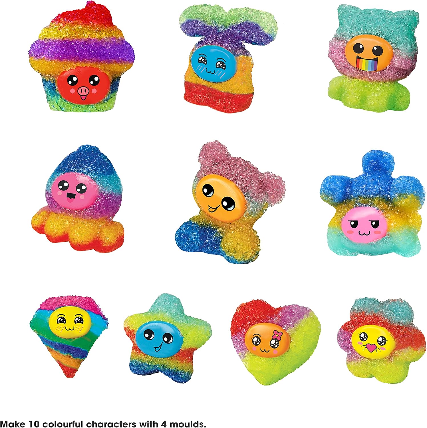 Jelly Sand Super Studio - Create Adorable Characters with Colorful Sand Art Kit 12