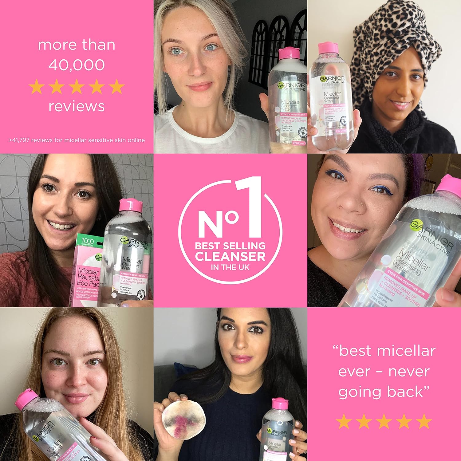 Garnier - Micellar Cleansing Water for Sensitive Skin (700ml) 12