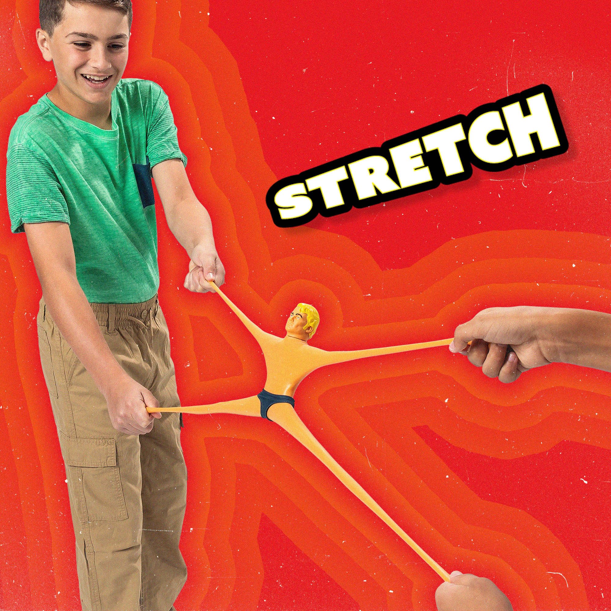 Stretch Armstrong 10-Inch Retro Action Figure - Super Stretchable Latex Rubber Toy 8