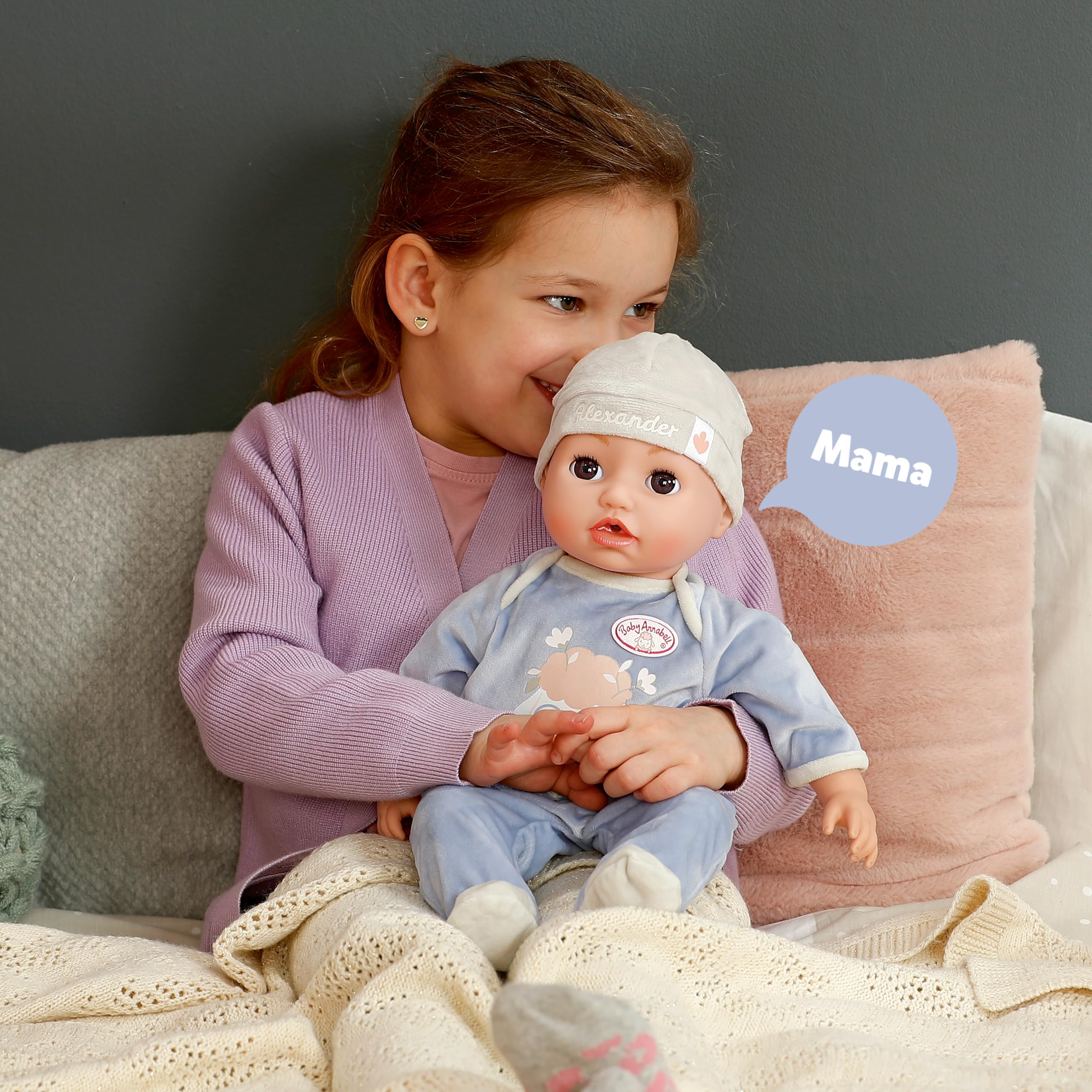 Baby Annabell Interactive Alexander 43cm Soft Bodied Doll with Realistic Movements 2