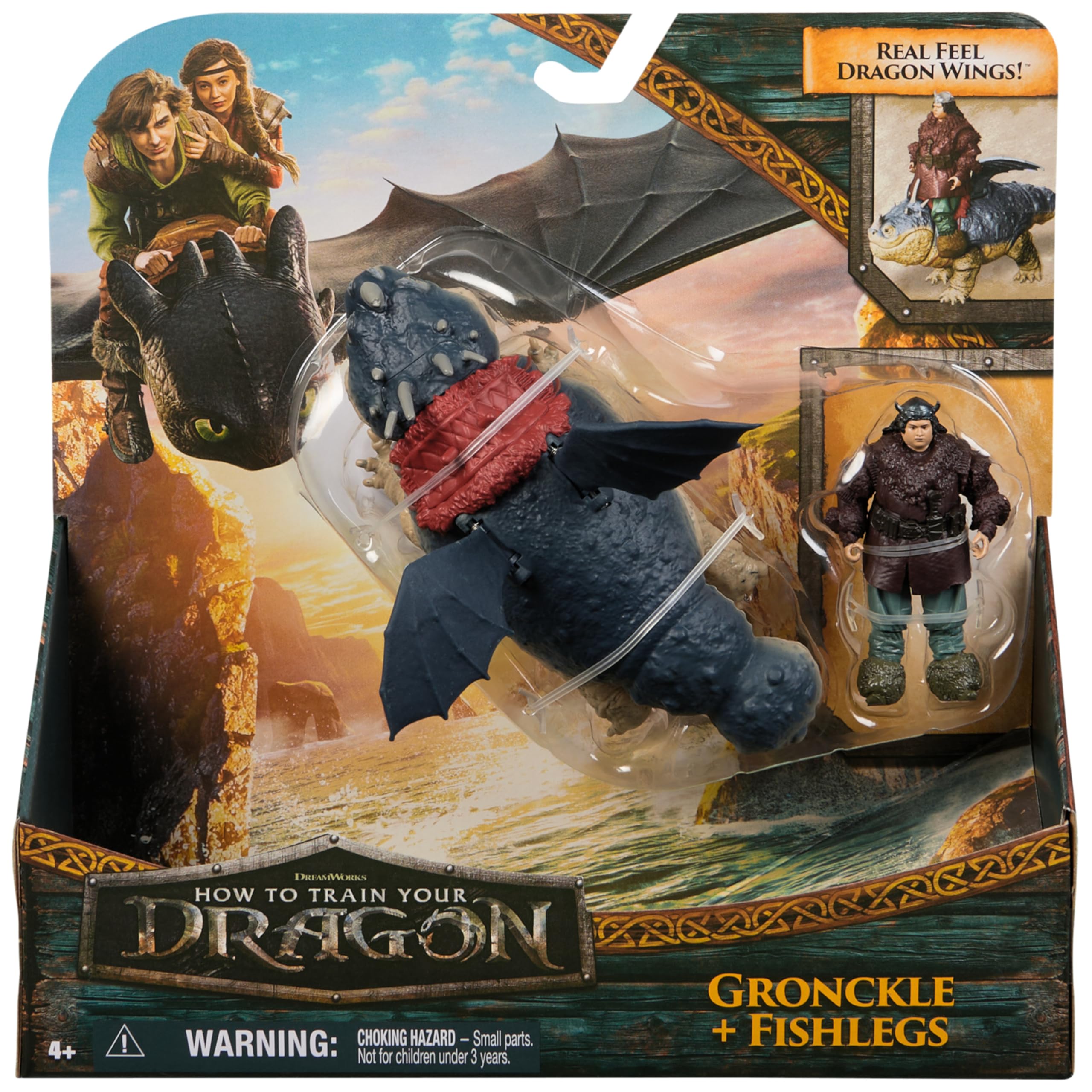 Dreamworks Dragons Gronckle & Fishlegs Action Figure Set - 4+ Years 9