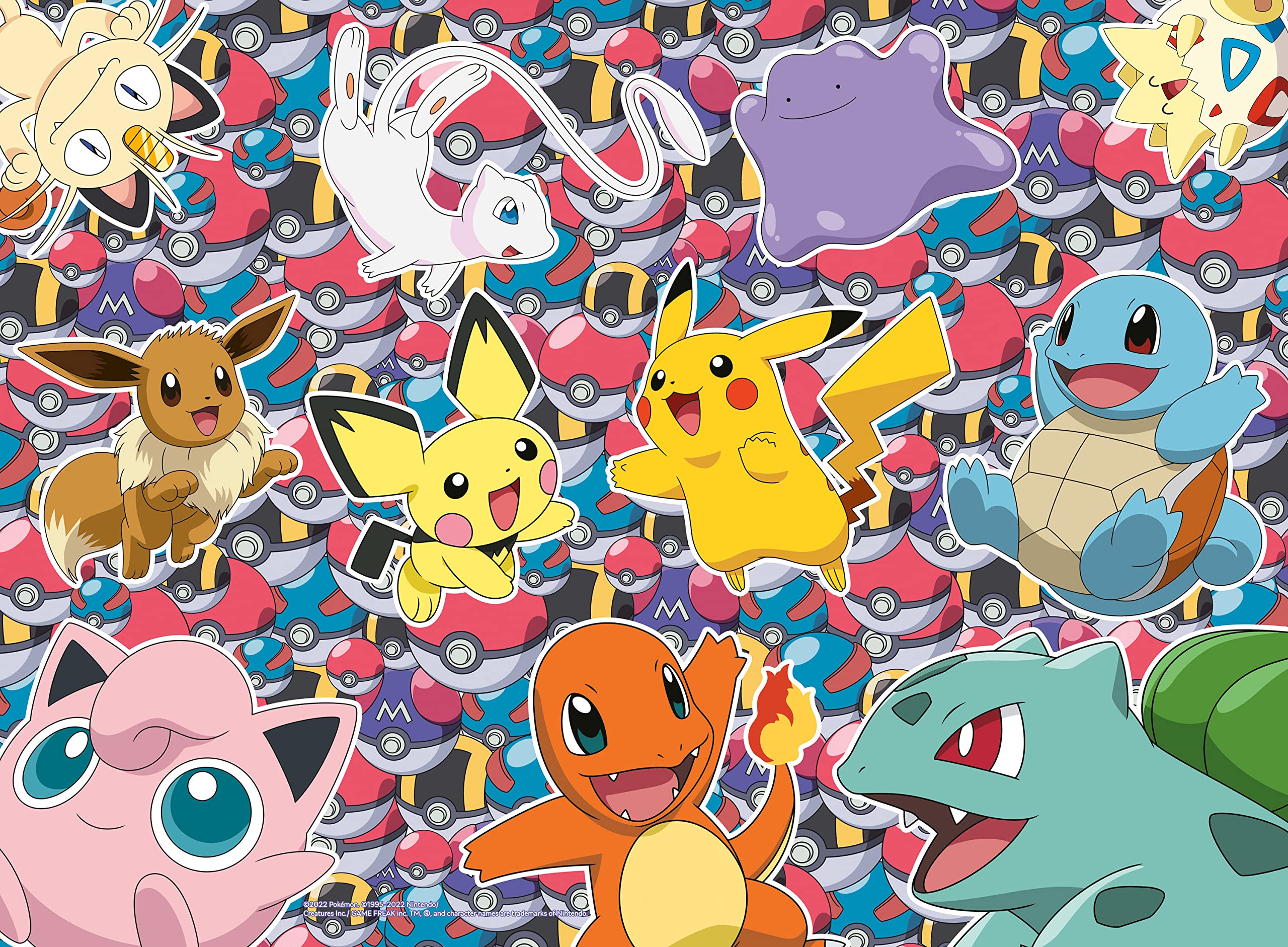 Ravensburger Pokemon XXL 100-Piece Jigsaw Puzzle for Kids Age 6+ | 49 x 36cm