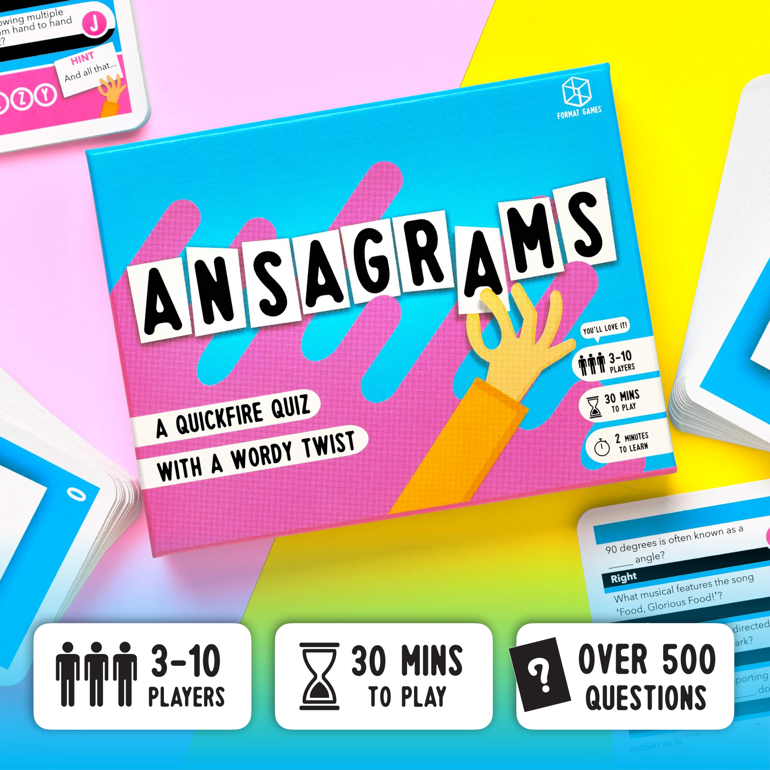 Format Games Ansagrams Trivia Card Game 5