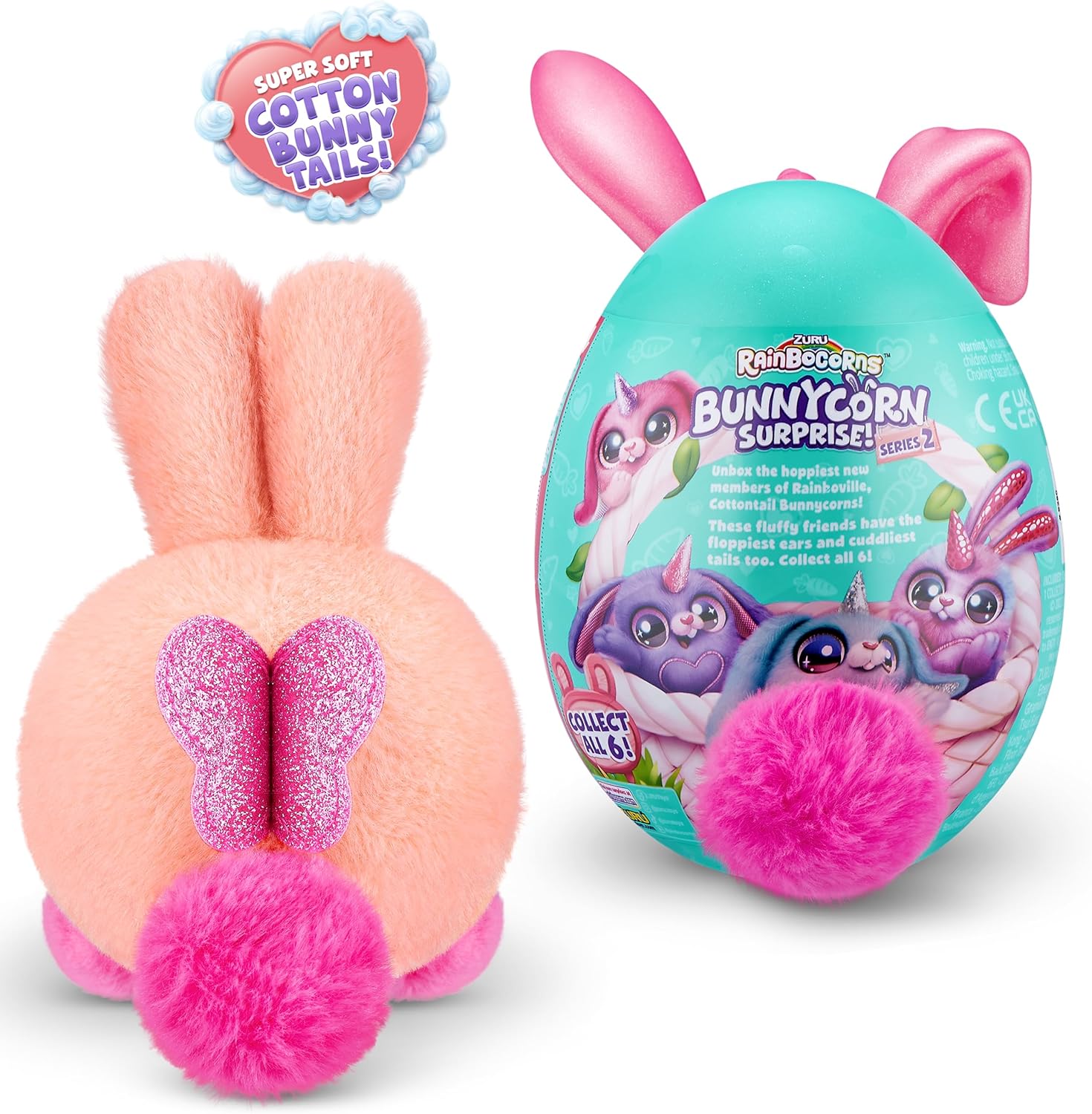 Rainbocorns Bunnycorn Series 2 - 2 Pack Collectible Plush with 4 Surprises 7