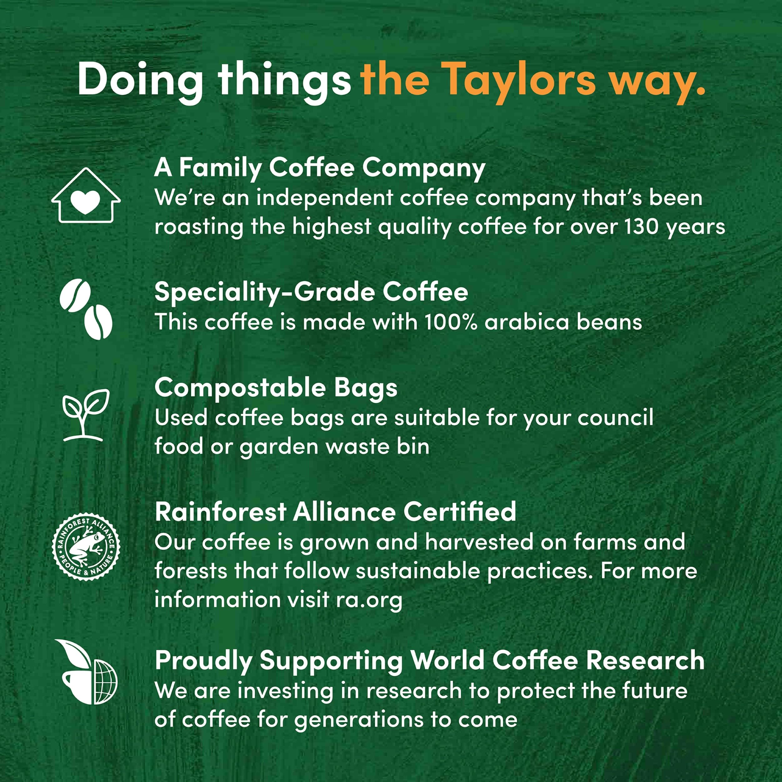 Taylors of Harrogate Rich Italian Coffee Bags (30 Enveloped Bags) 11