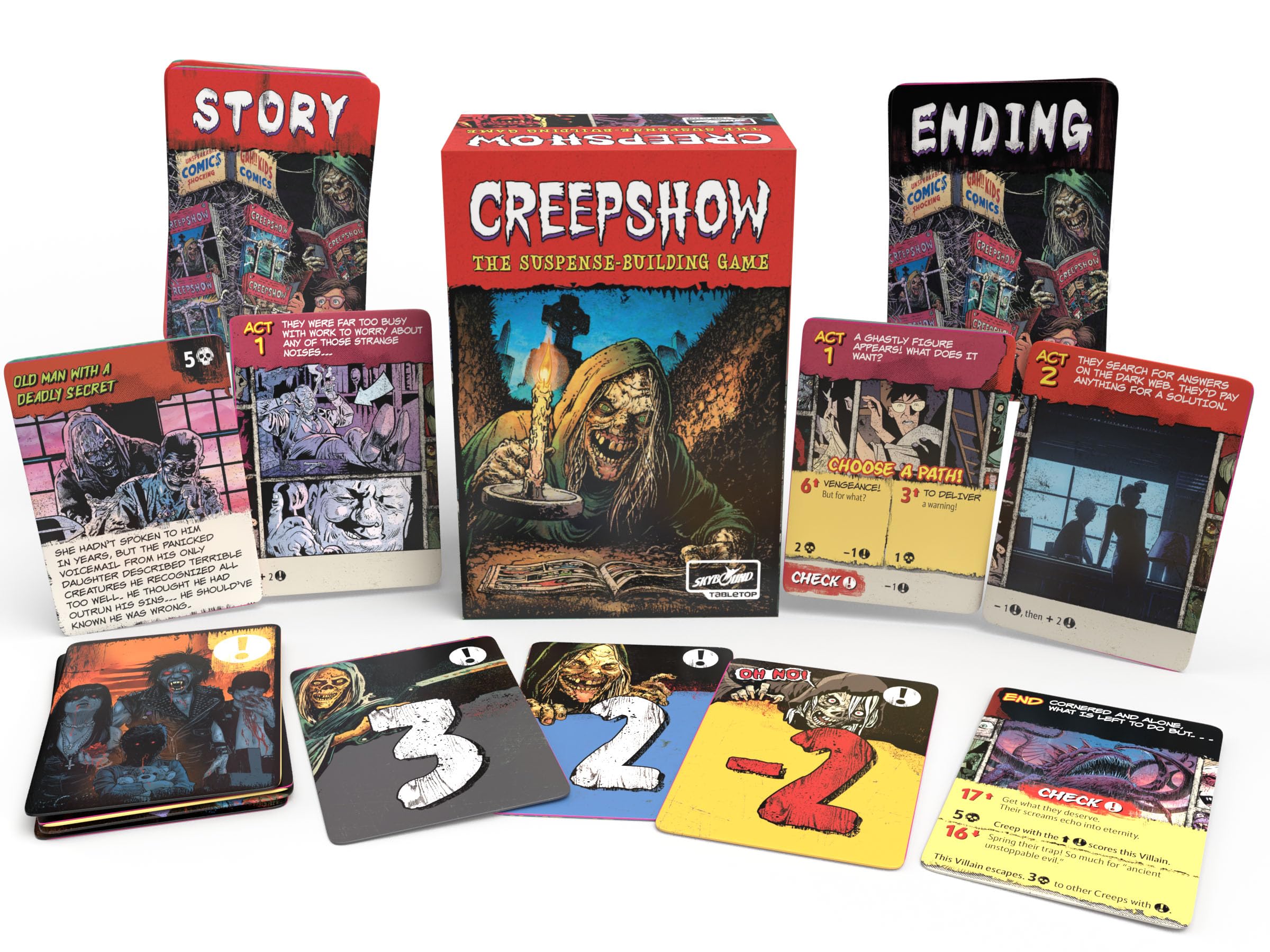 Skybound Games Creepshow The Suspense-Building Card Game 6