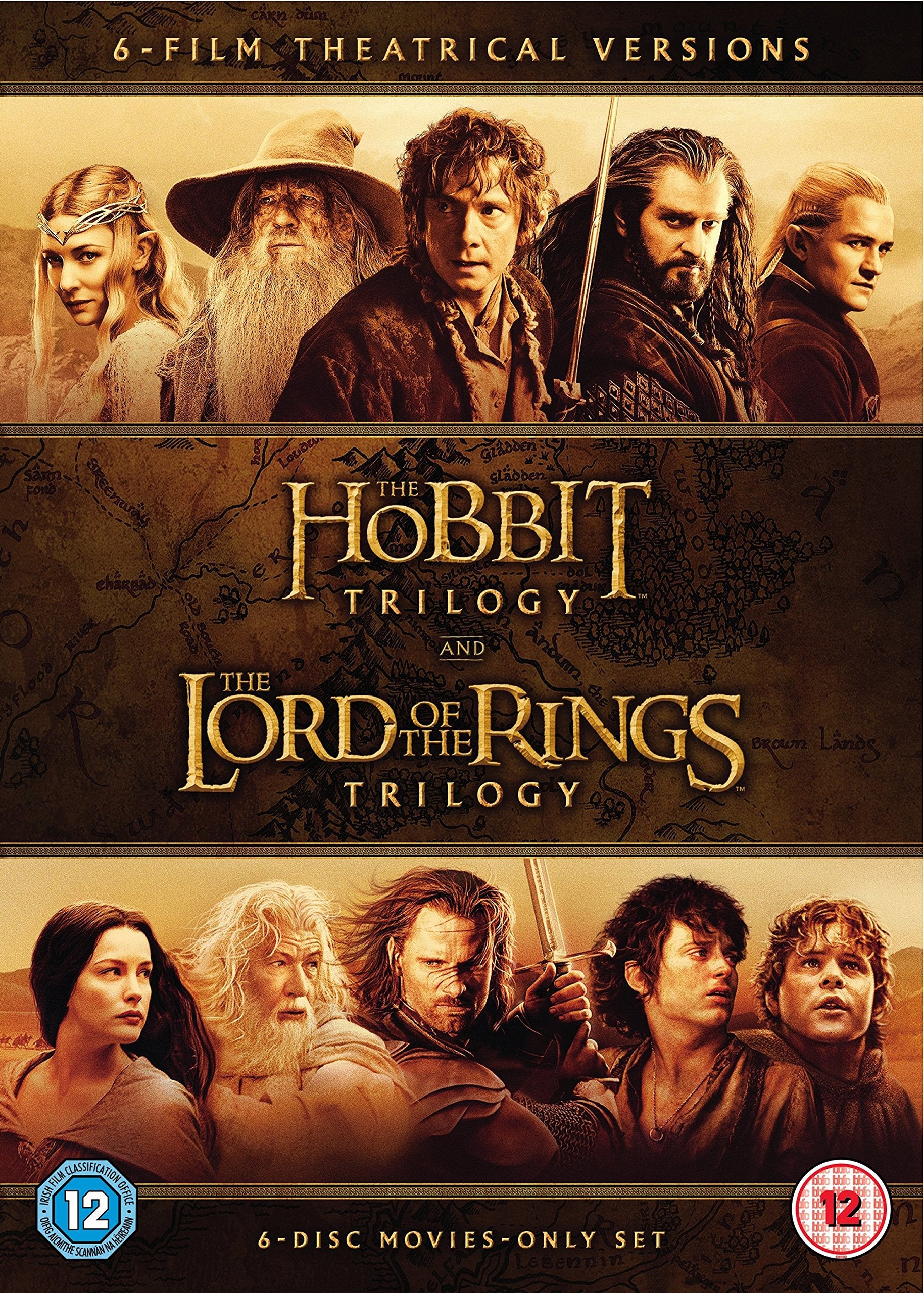The Hobbit & The Lord of the Rings Trilogy Collection [DVD]