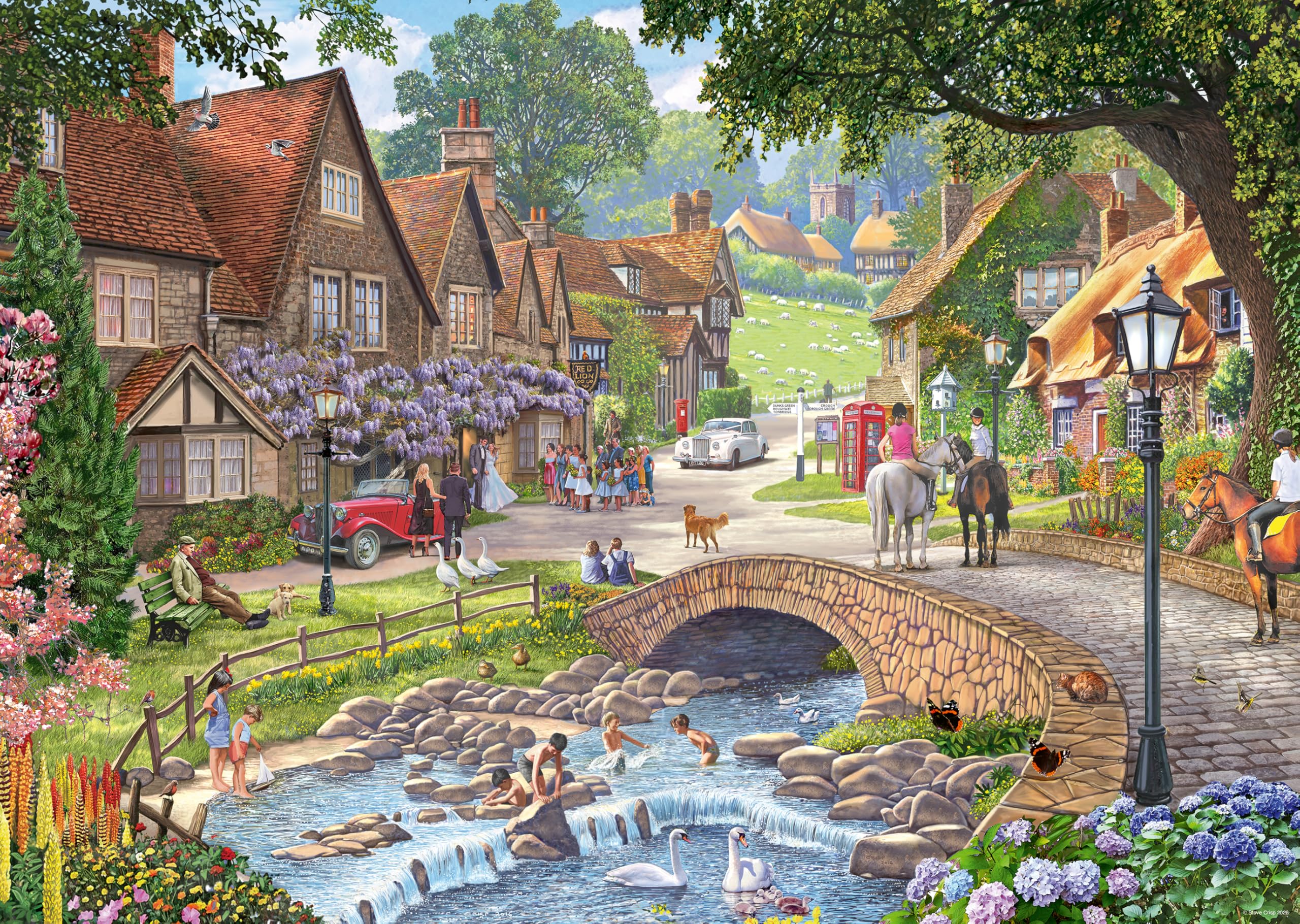 Ravensburger 1000 Piece Jigsaw Puzzle – Leisure Days No.13: Lazy Days | 70x50cm