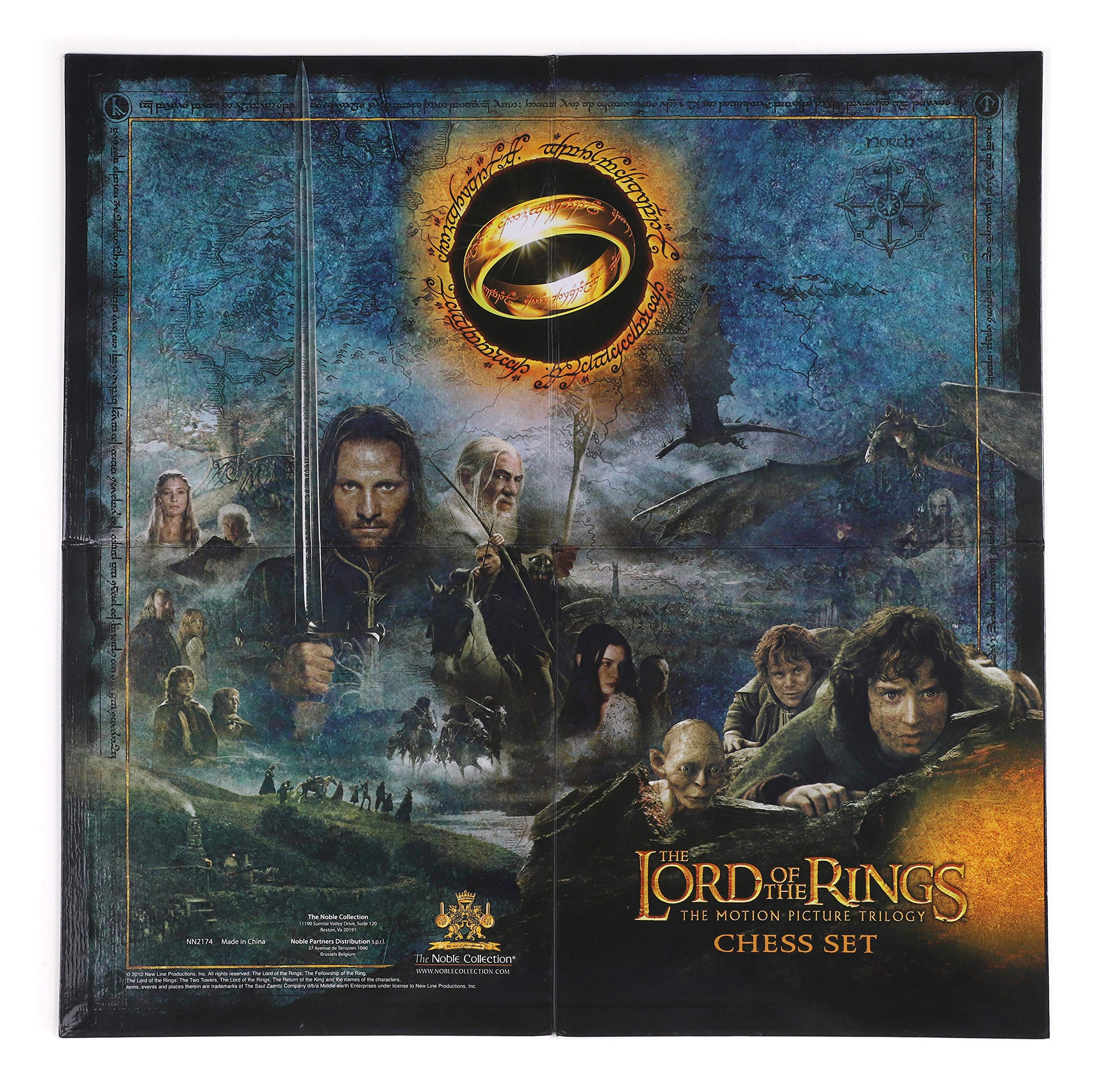 The Noble Collection The Lord of the Rings Chess Set Battle for Middle-Earth 15